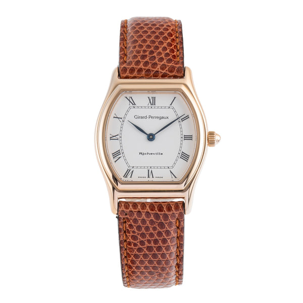 Girard Perregaux Richeville 18 ct red gold quartz women's watch 2600  [2503038]