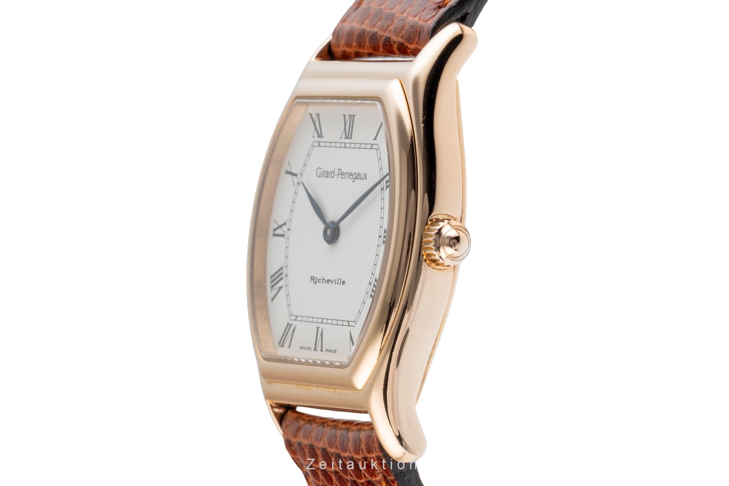 Girard Perregaux Richeville 18 ct red gold quartz women's watch 2600  [2503038]