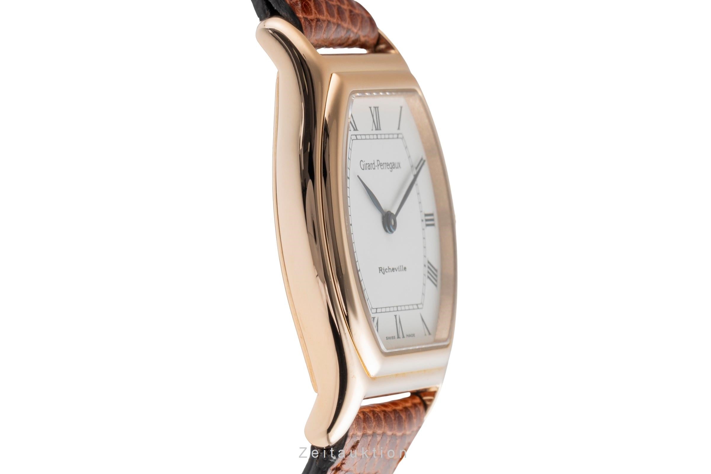 Girard Perregaux Richeville 18 ct red gold quartz women's watch 2600  [2503038]