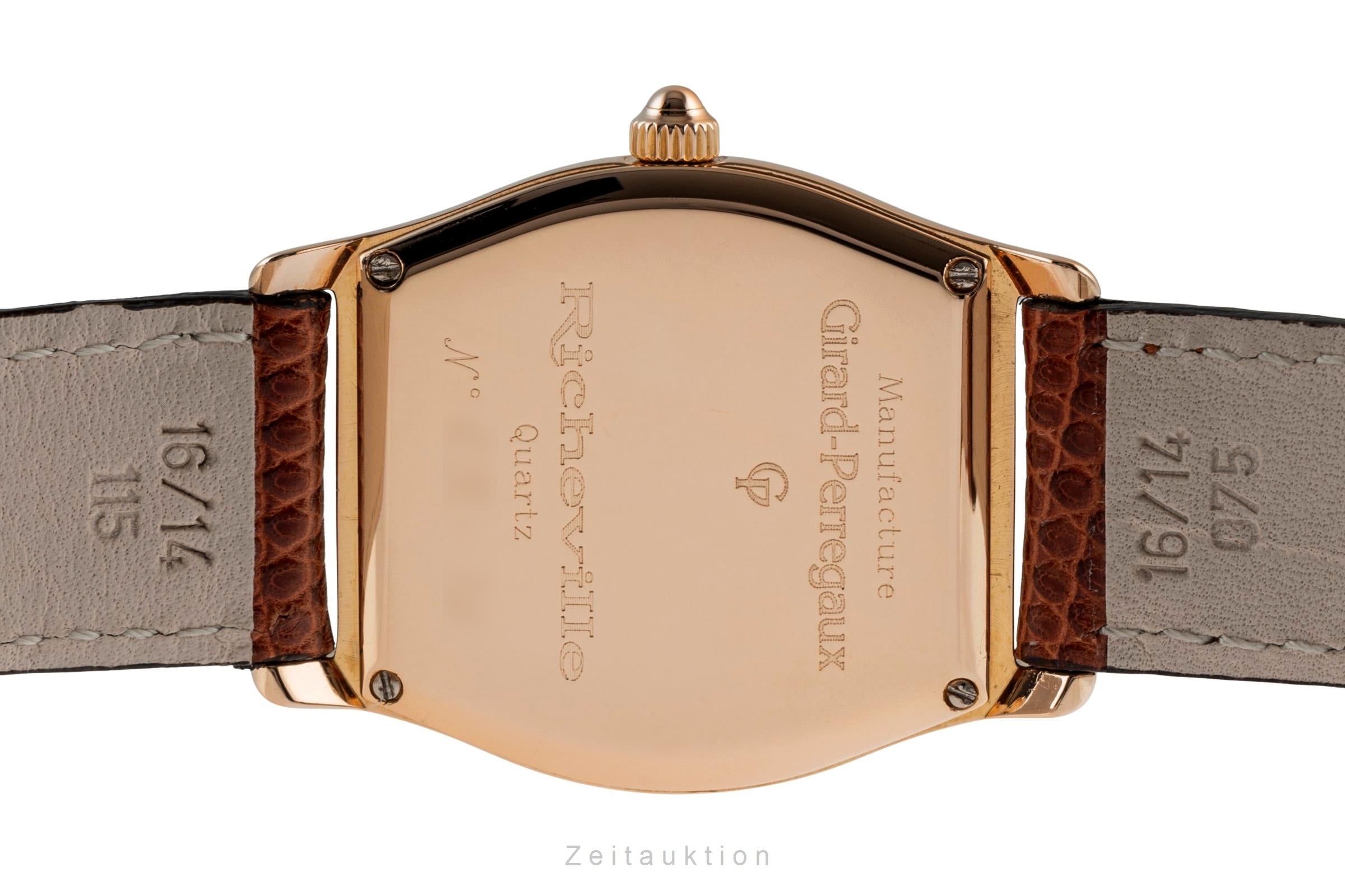 Girard Perregaux Richeville 18 ct red gold quartz women's watch 2600  [2503038]