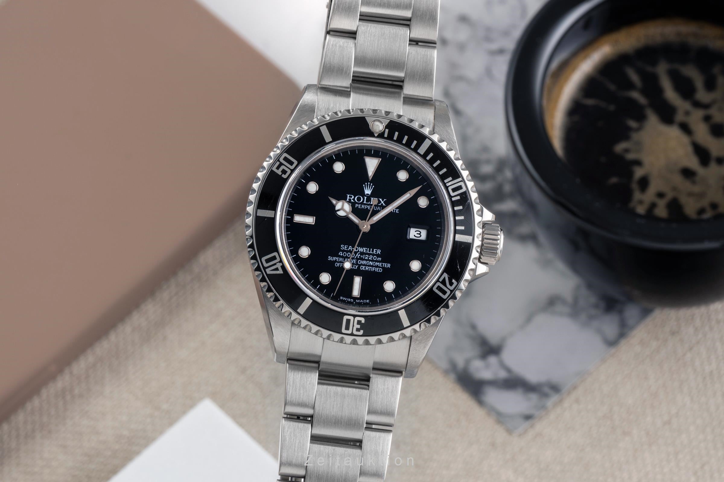 Rolex Sea-Dweller Automatik Stahl Herrenuhr Oyster Perpetual Ref. 16600T F-Serie [2503041]