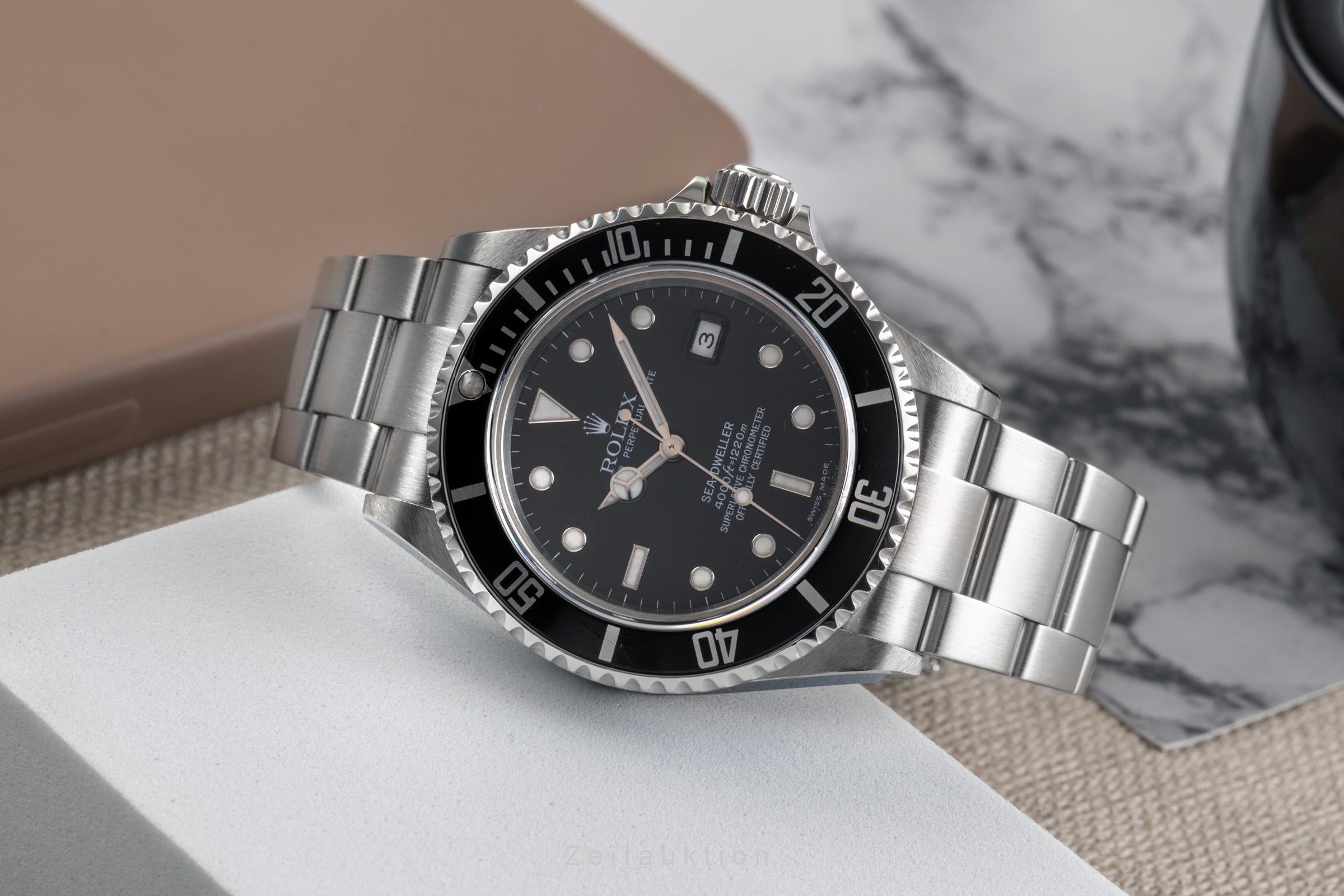 Rolex Sea-Dweller Automatik Stahl Herrenuhr Oyster Perpetual Ref. 16600T F-Serie [2503041]