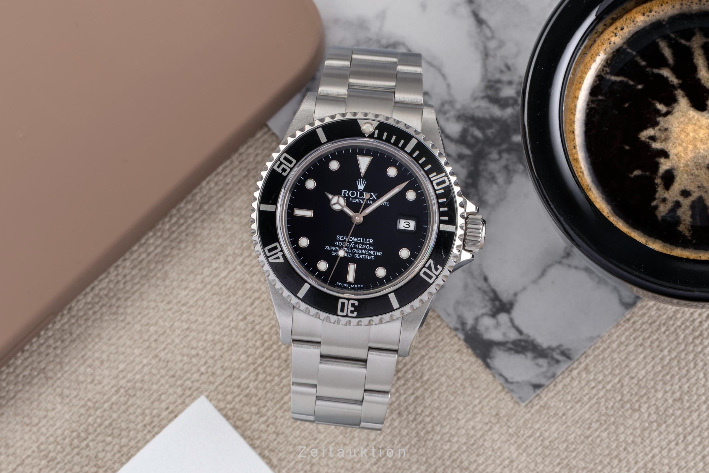 Rolex Sea-Dweller Automatik Stahl Herrenuhr Oyster Perpetual Ref. 16600T F-Serie [2503041]