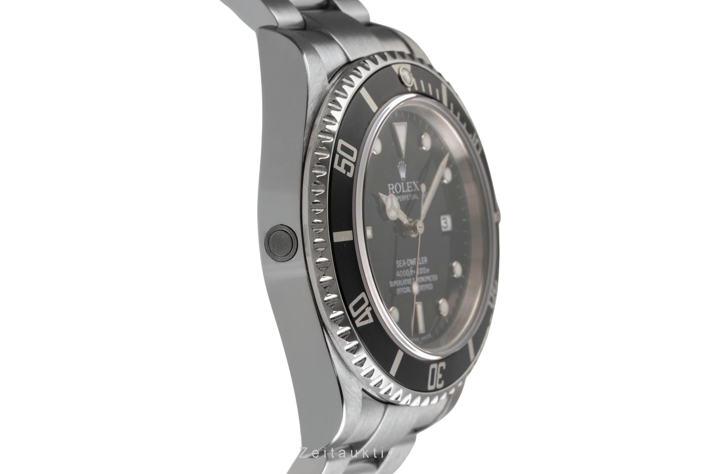 Rolex Sea-Dweller Automatik Stahl Herrenuhr Oyster Perpetual Ref. 16600T F-Serie [2503041]