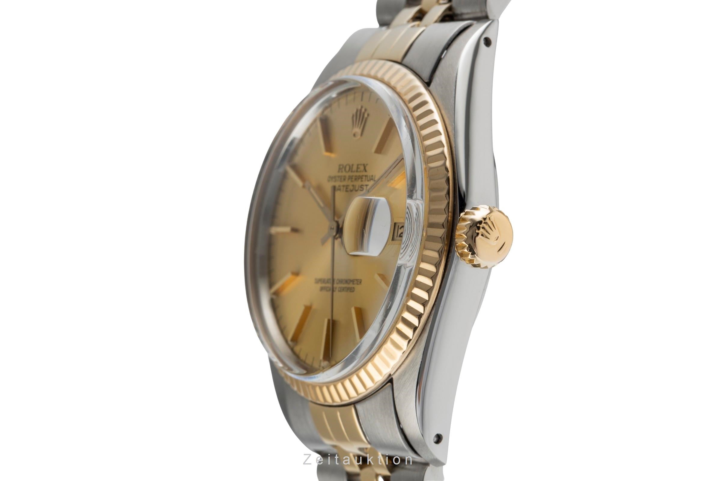 Rolex Datejust steel / gold automatic men's watch 16013  [2503042]