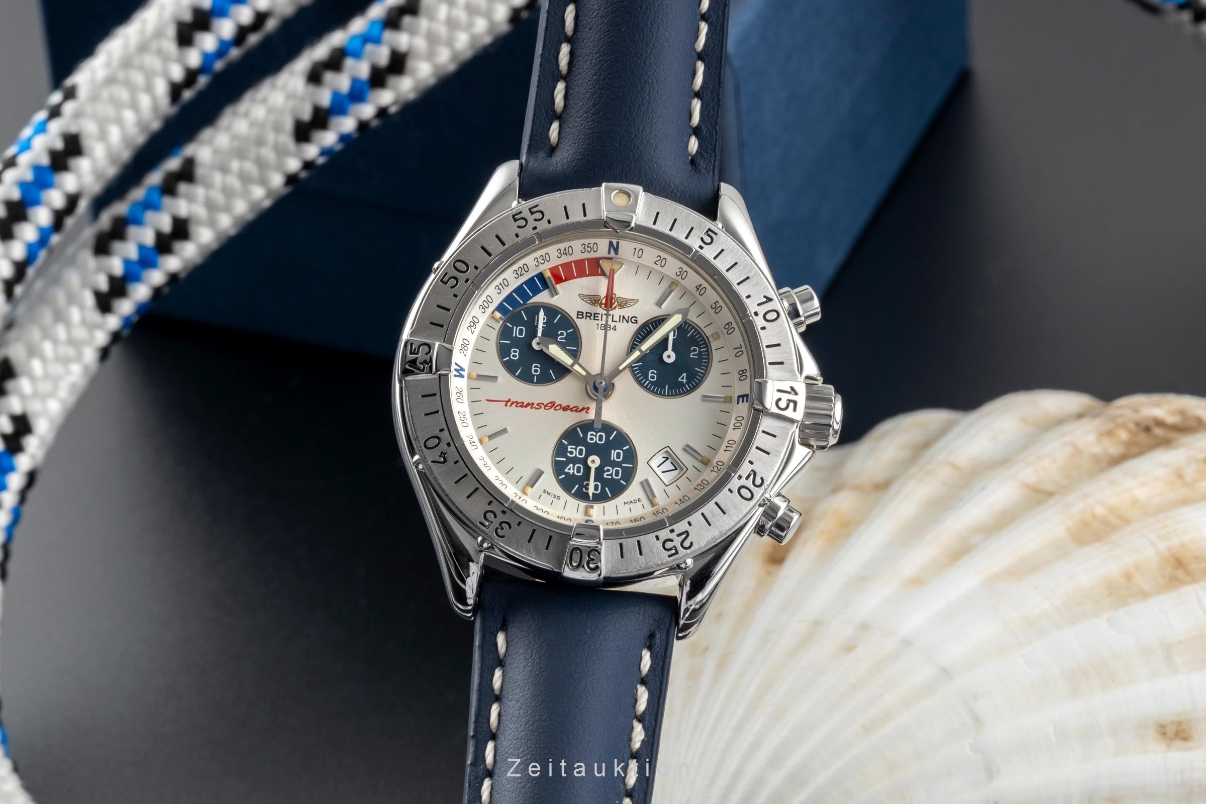 Breitling Transocean Chronograph Edelstahl Herrenuhr Ref. A53040.1  [2503045]