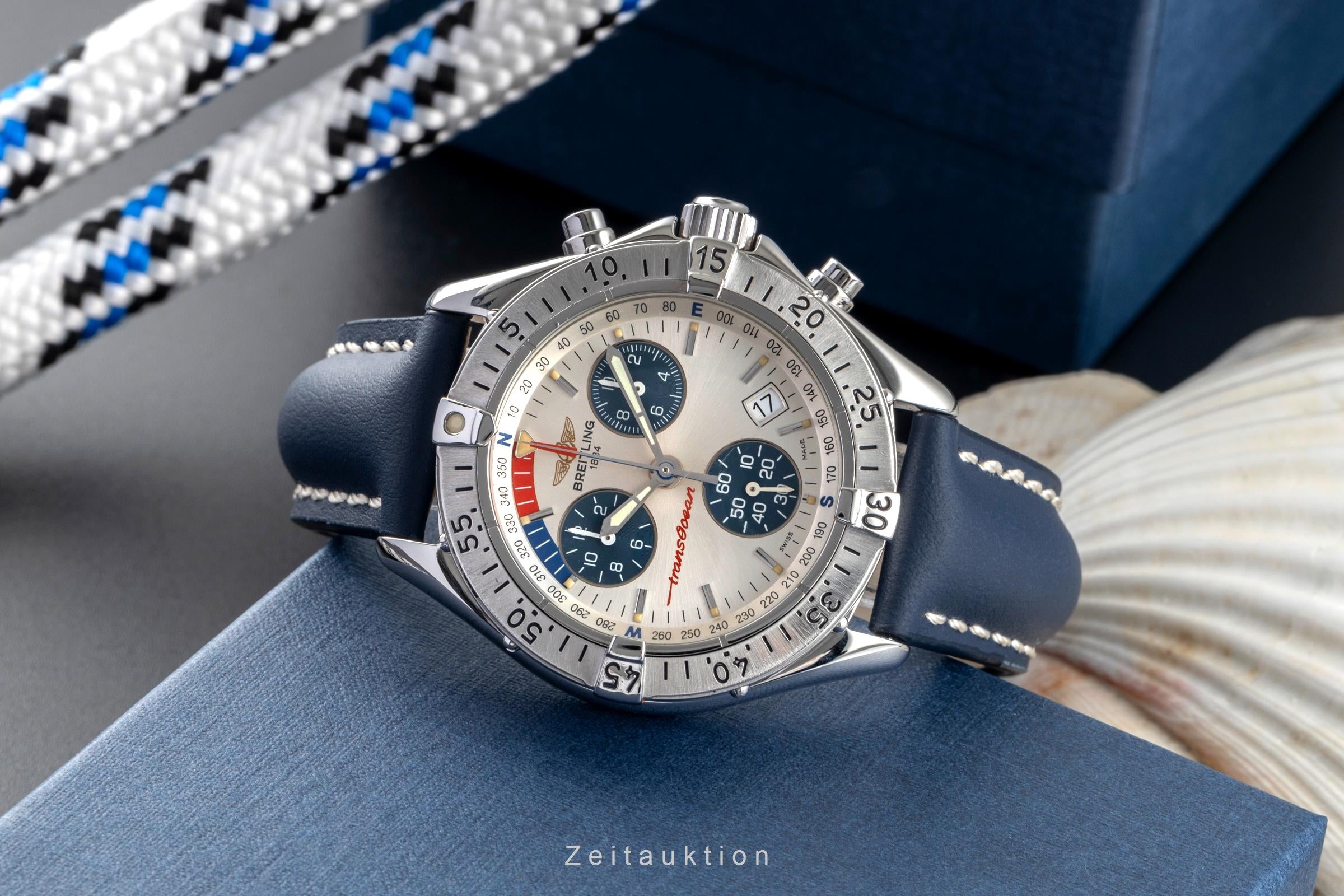 Breitling Transocean Chronograph Edelstahl Herrenuhr Ref. A53040.1  [2503045]
