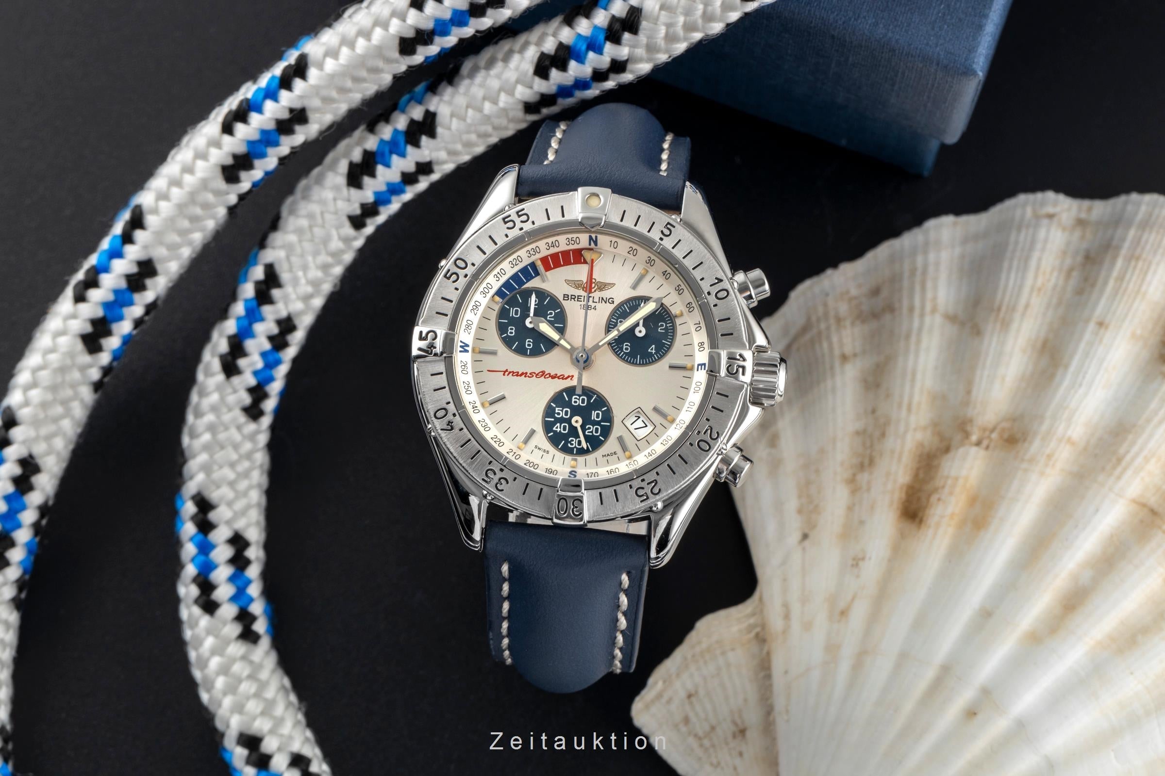 Breitling Transocean Chronograph Edelstahl Herrenuhr Ref. A53040.1  [2503045]