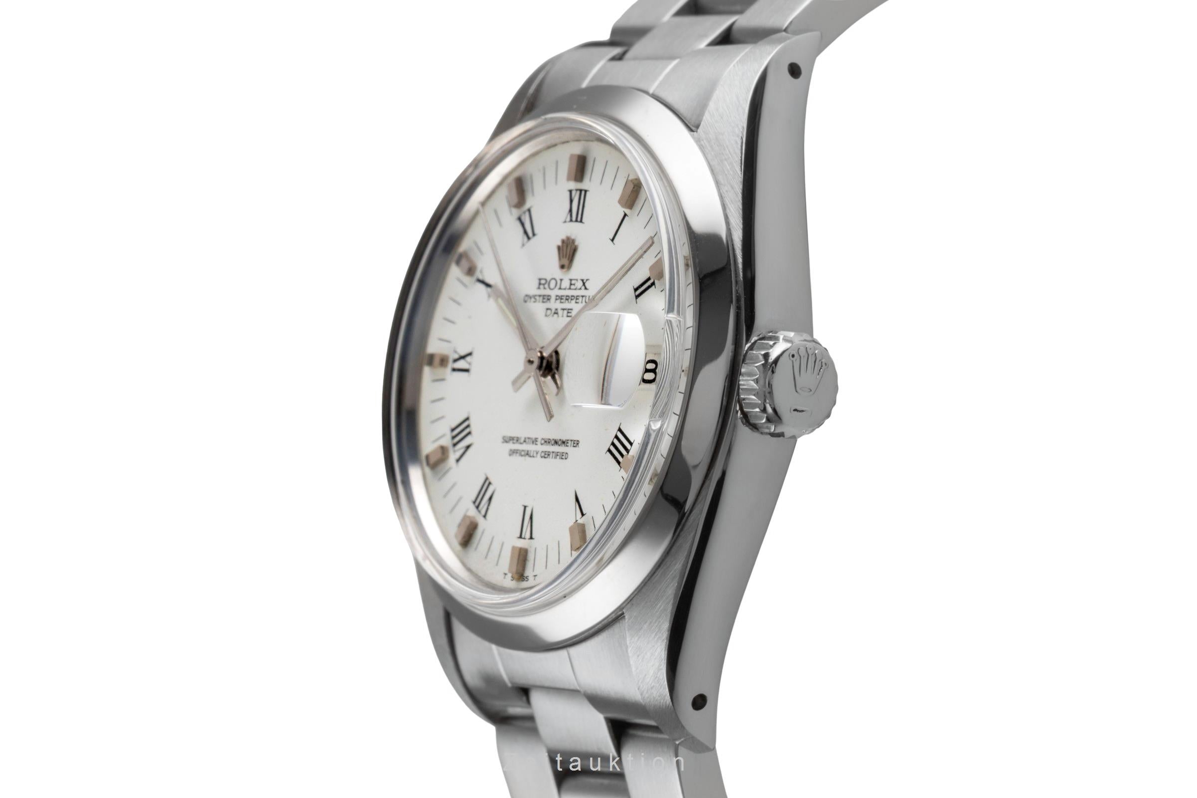 Rolex Date acero automático reloj para caballeros 1500  [2503048]