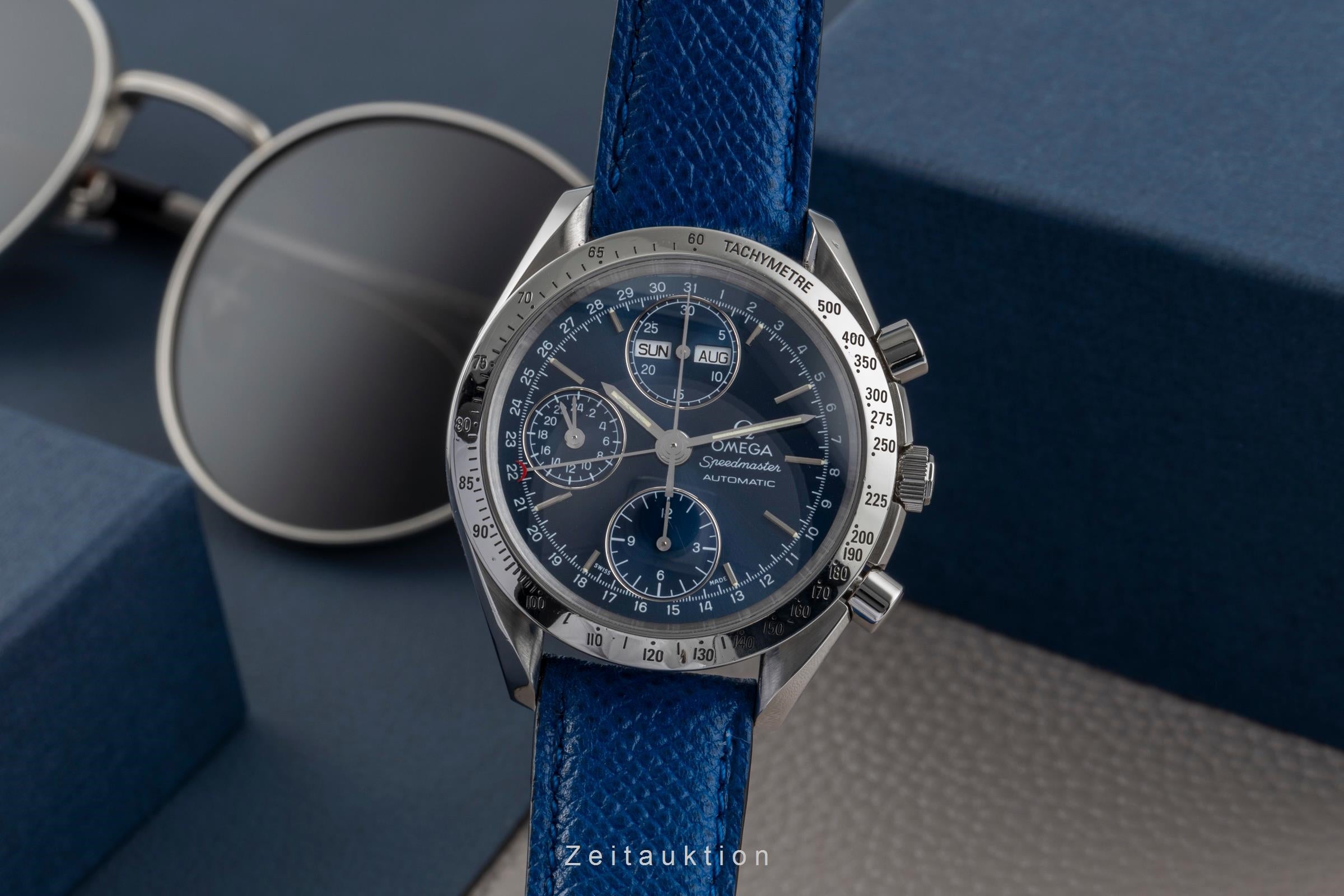 Omega Speedmaster Date chronograph steel automatic men's watch 3521.80.00  [2503051]