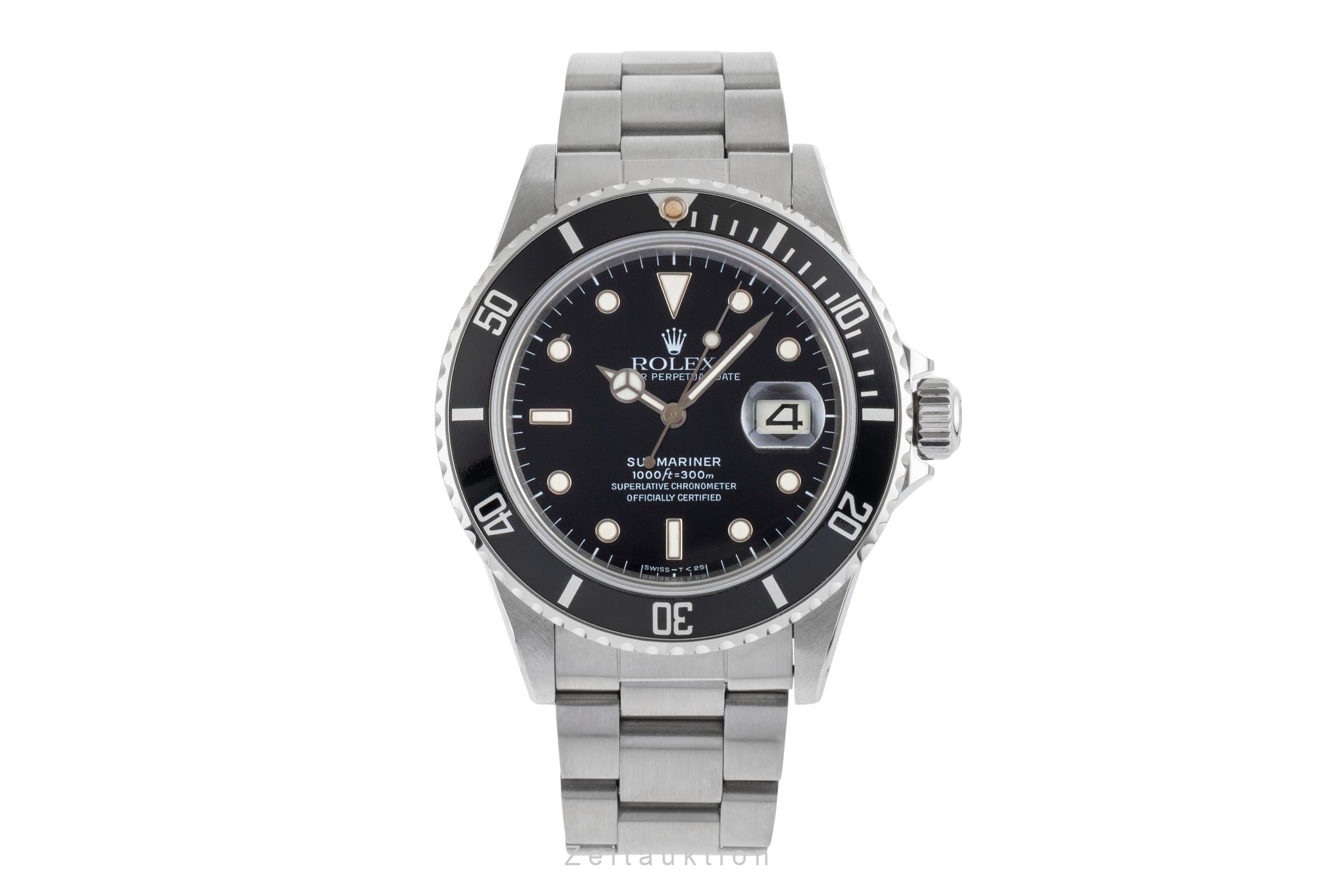 Rolex Submariner acero automático reloj para caballeros 16800  [2503057]