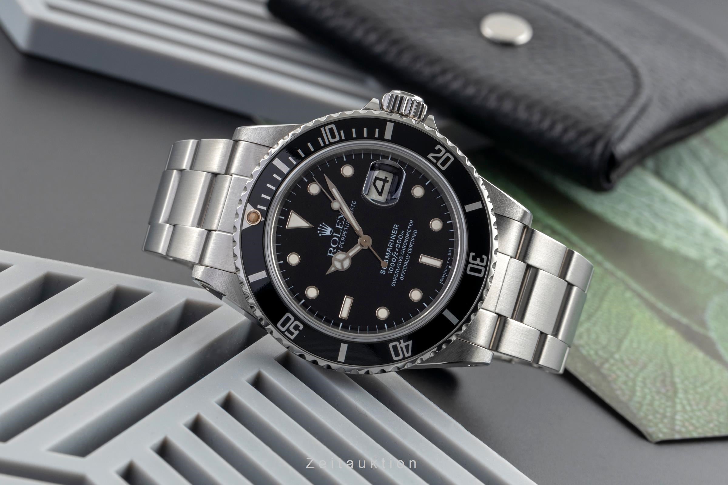 Rolex Submariner acero automático reloj para caballeros 16800  [2503057]