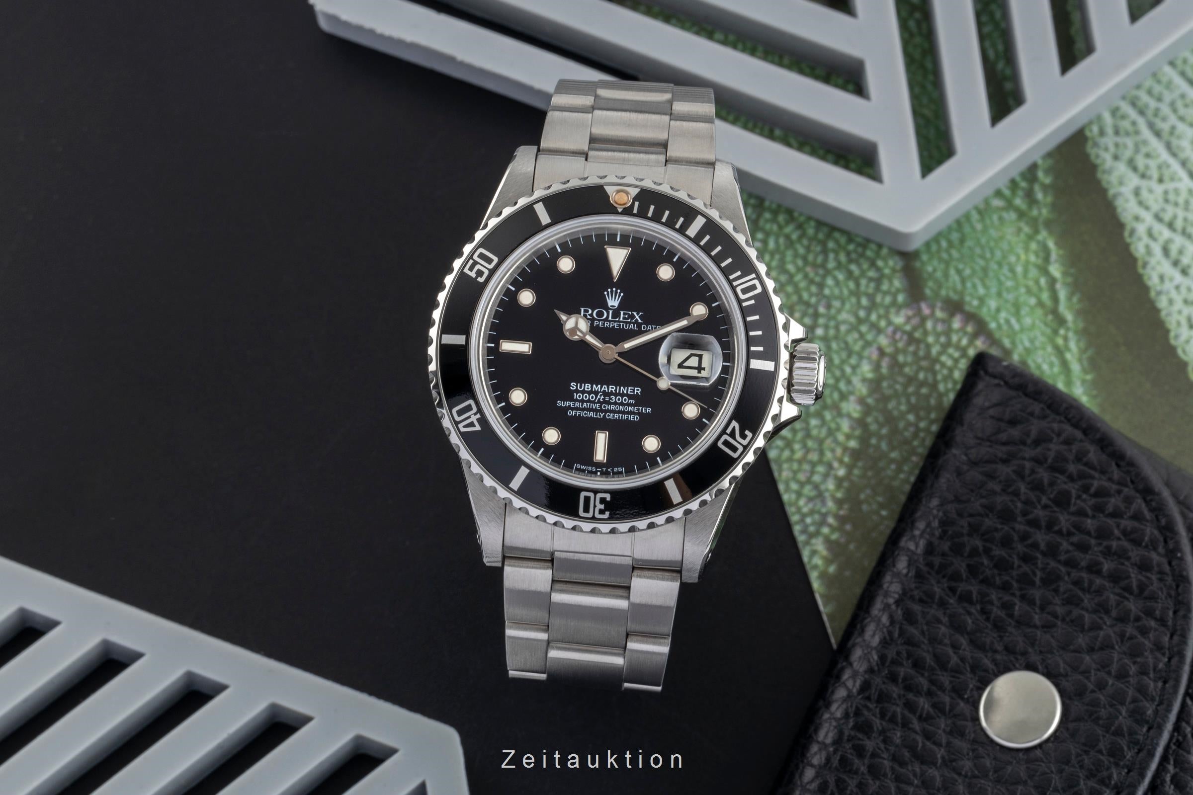 Rolex Submariner acero automático reloj para caballeros 16800  [2503057]