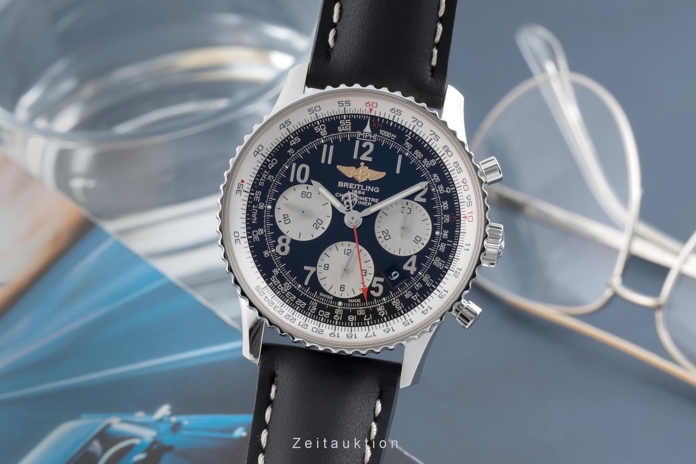 Breitling Navitimer 01 cronografo acciaio automatismo orologio da uomo AB0120 LP: 9050EUR  [2503061]