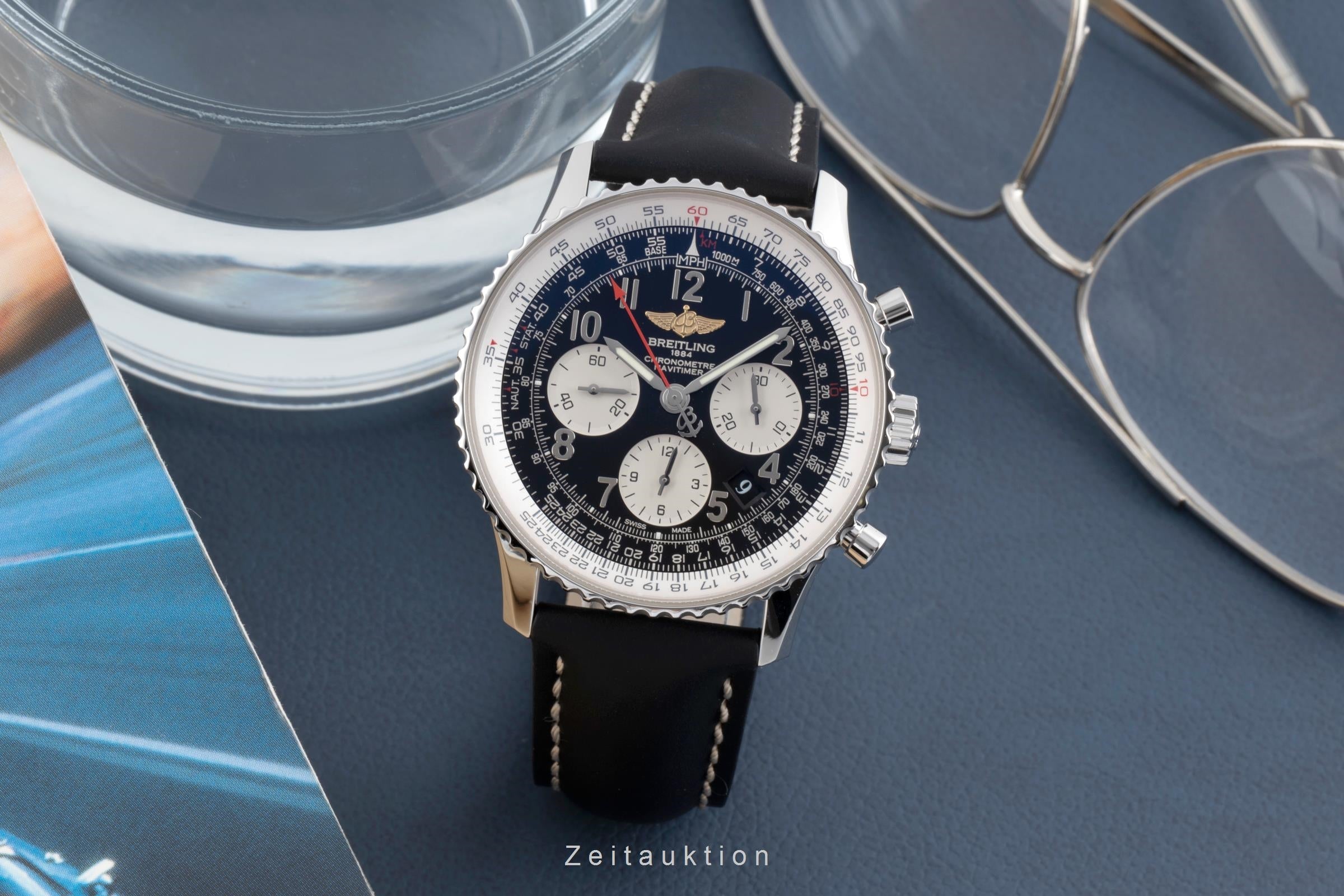 Breitling Navitimer 01 cronografo acciaio automatismo orologio da uomo AB0120 LP: 9050EUR  [2503061]