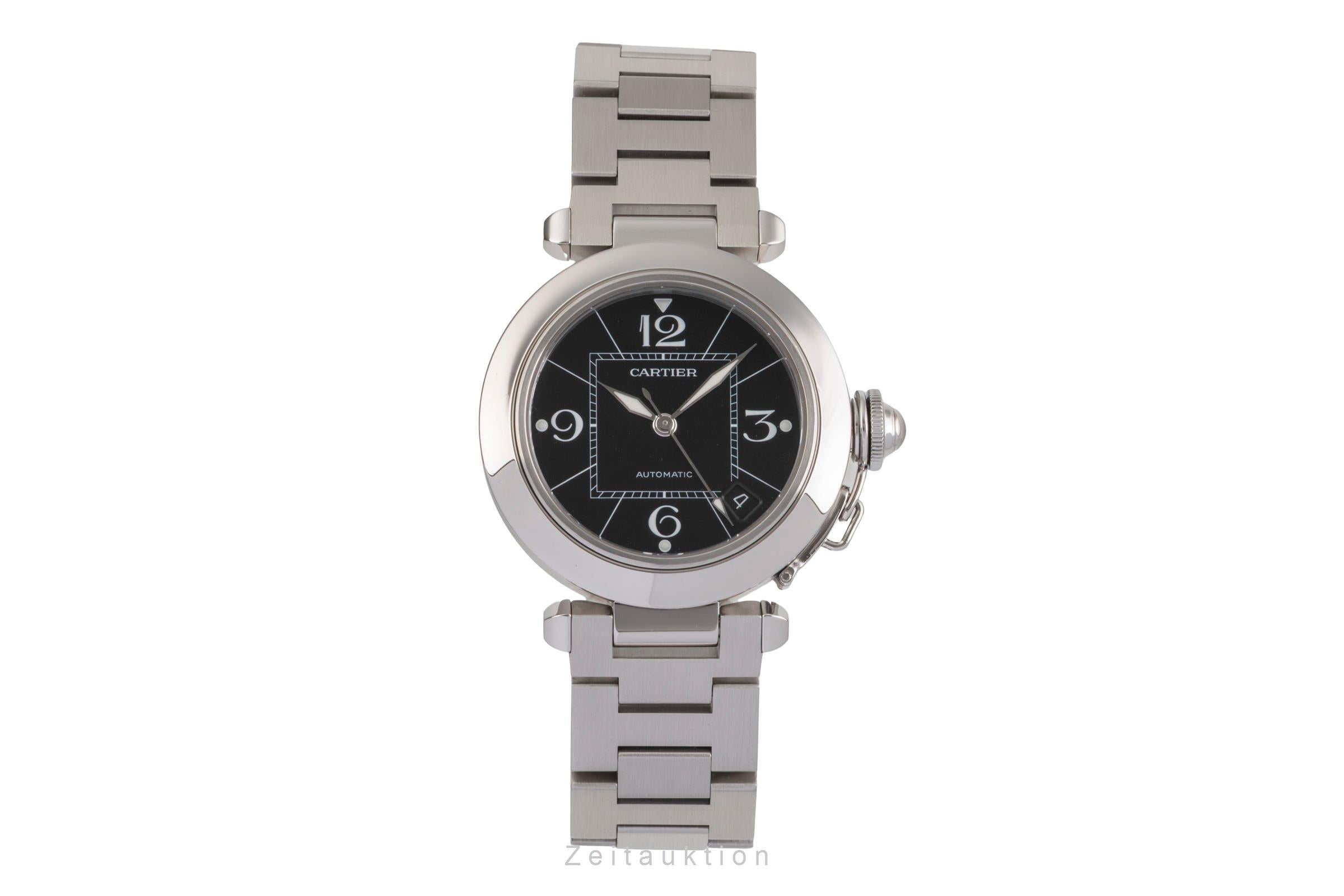 Cartier Pasha steel automatic men's watch W31076M7 LP: 7200EUR  [2503066]