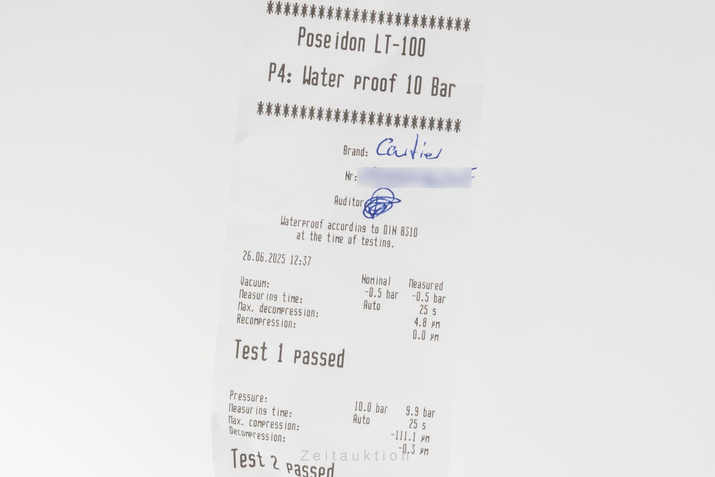 Cartier Pasha steel automatic men's watch W31076M7 LP: 7200EUR  [2503066]