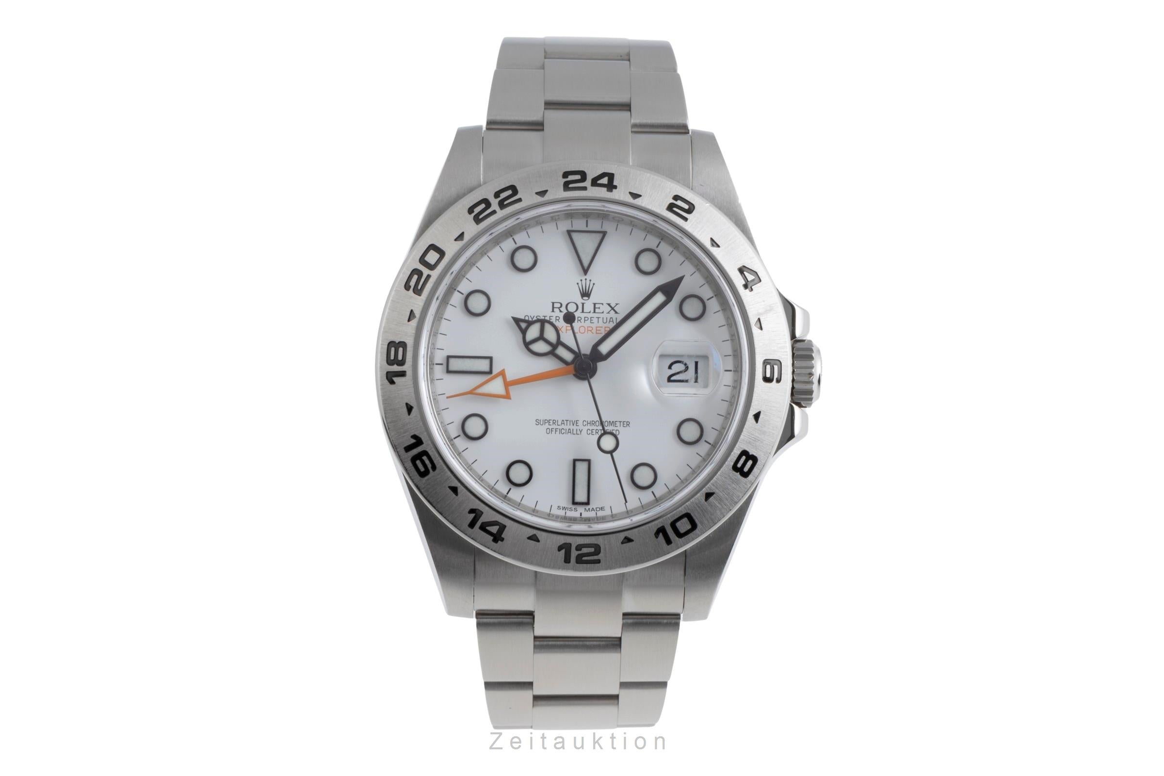 Rolex Explorer II acero automático reloj para caballeros 216570  [2503071]