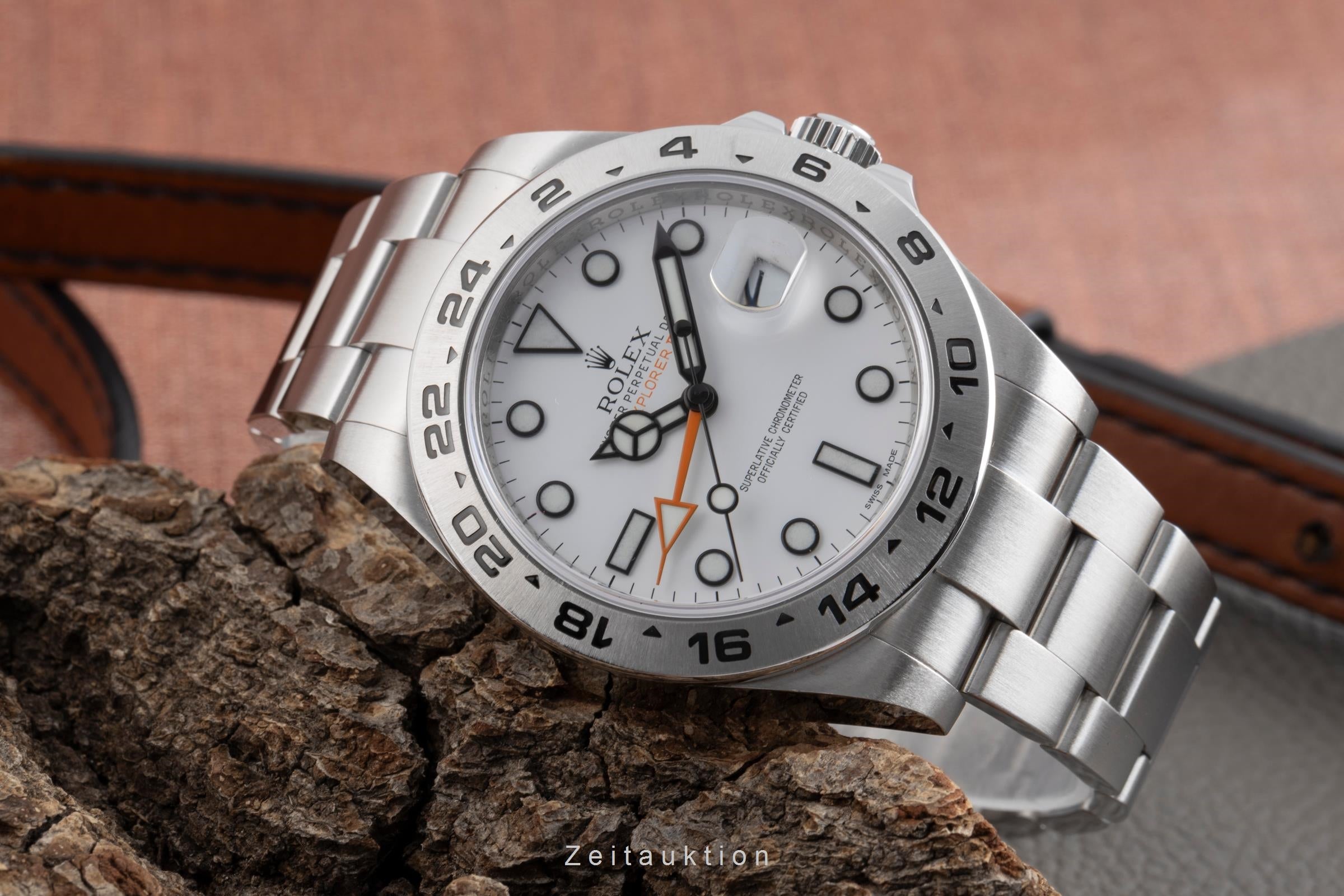 Rolex Explorer II acero automático reloj para caballeros 216570  [2503071]