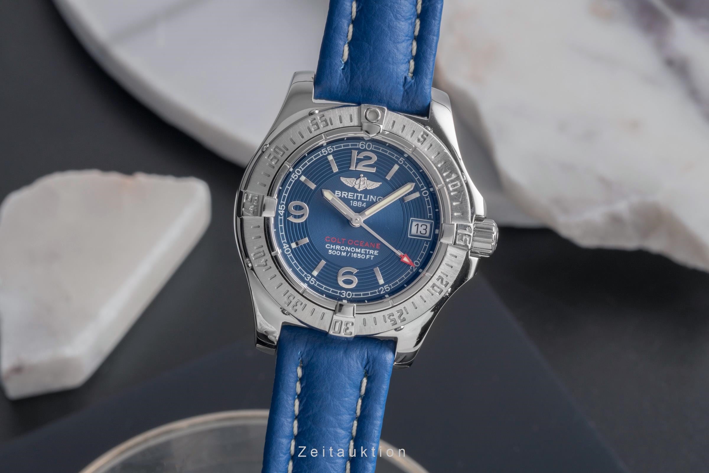 Breitling Colt Oceane acier quartz montre pour femmes A77380  [2503079]