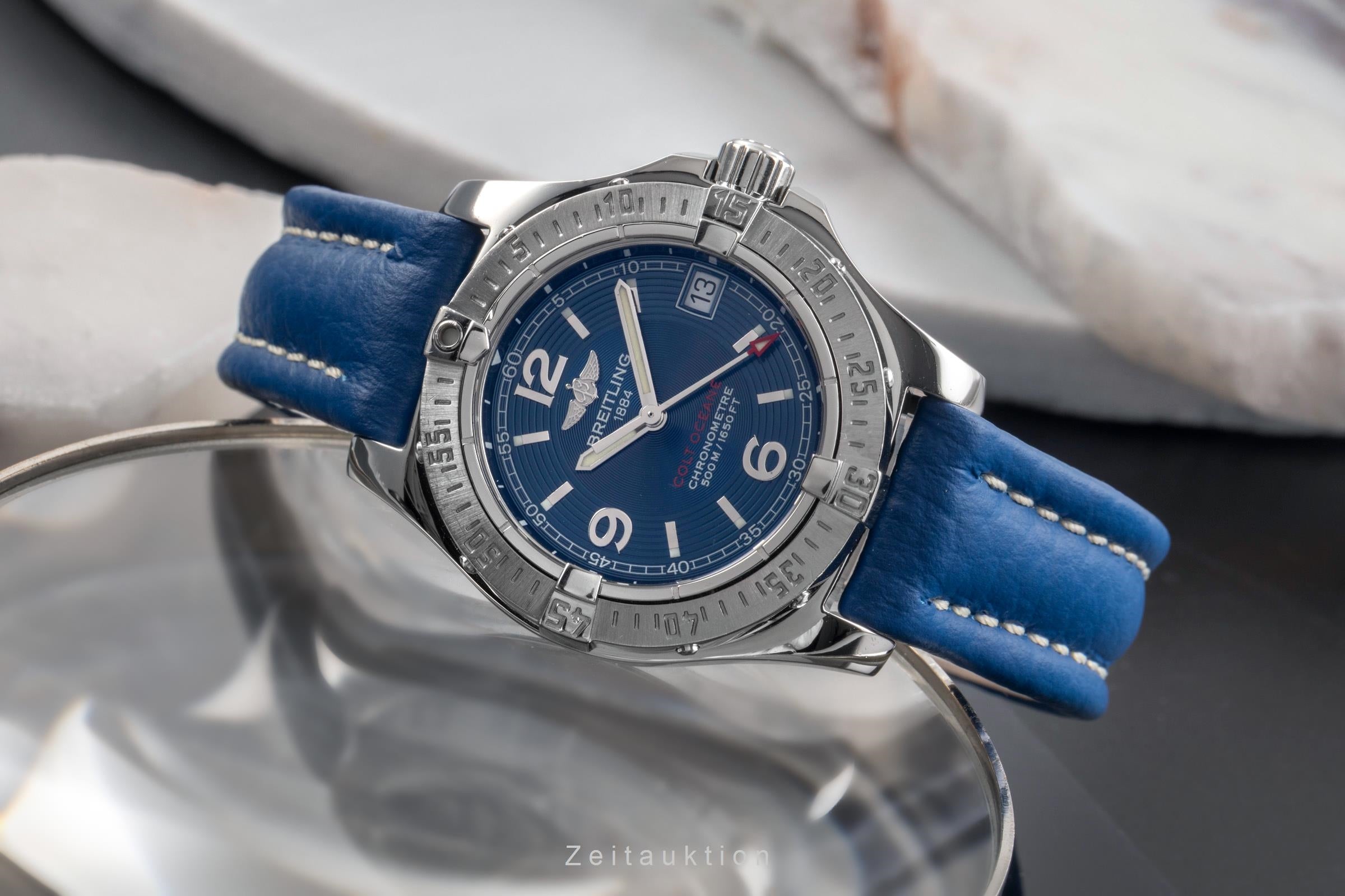 Breitling Colt Oceane acier quartz montre pour femmes A77380  [2503079]