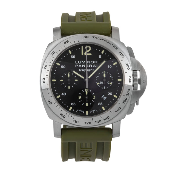 Panerai Luminor Chrono Daylight acciaio automatismo orologio da uomo PAM00250  [2503081]