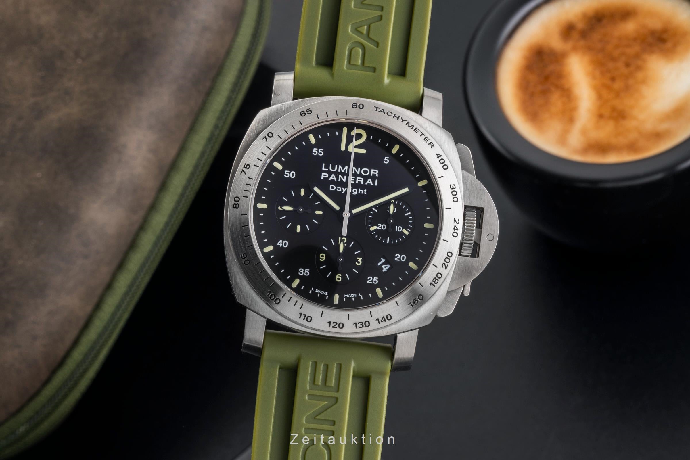 Panerai Luminor Chrono Daylight acciaio automatismo orologio da uomo PAM00250  [2503081]