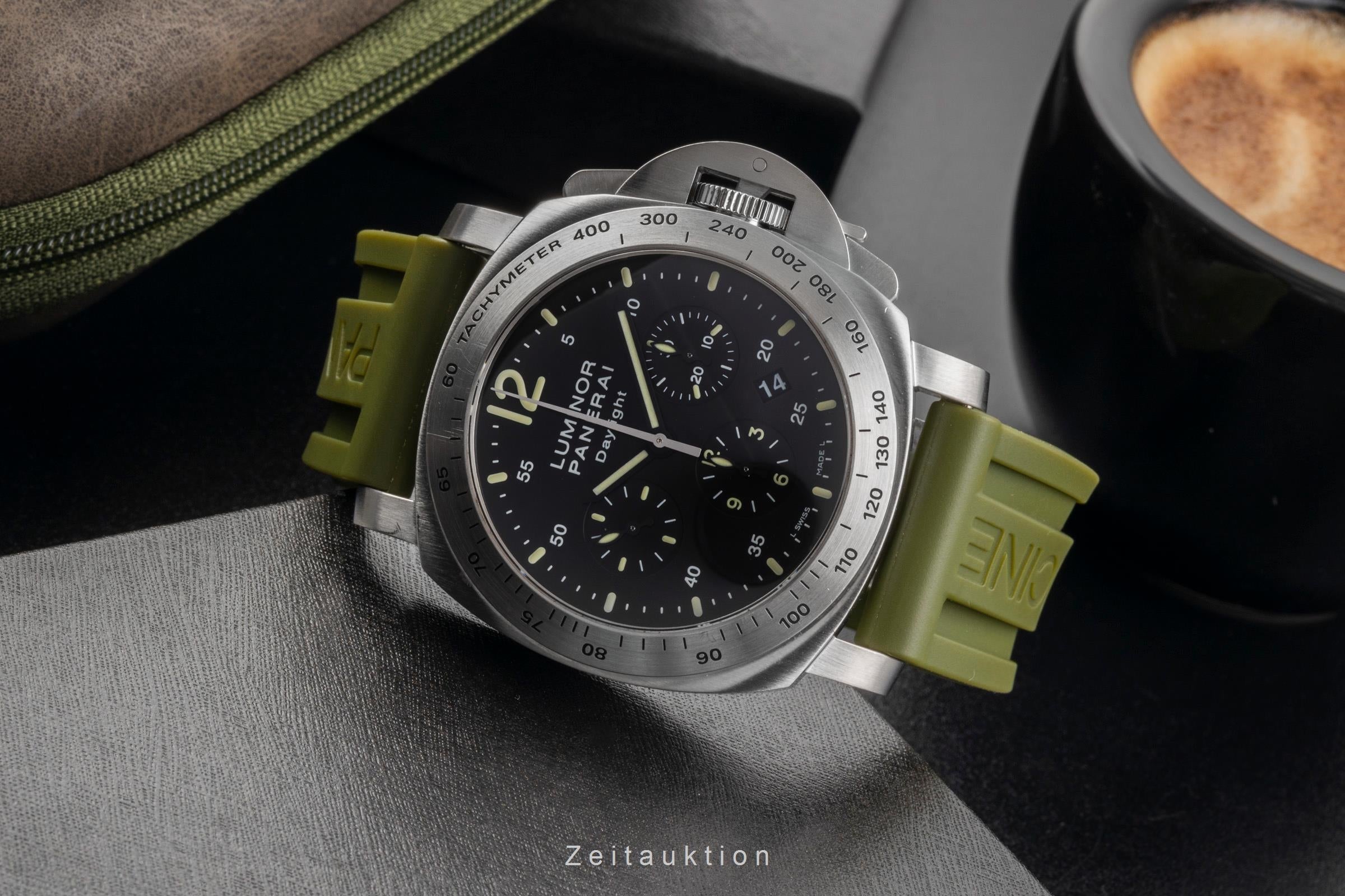Panerai Luminor Chrono Daylight acciaio automatismo orologio da uomo PAM00250  [2503081]