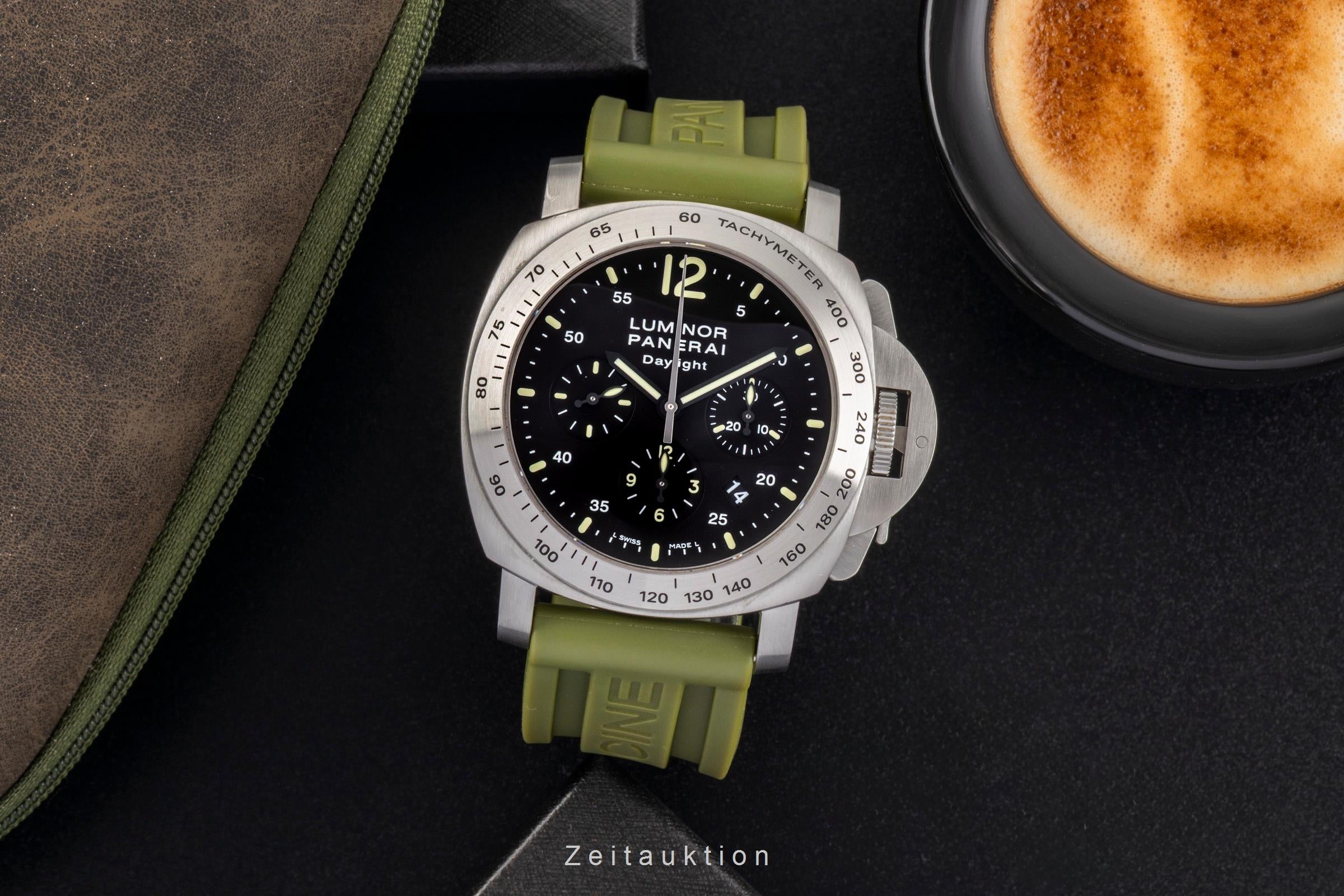 Panerai Luminor Chrono Daylight acciaio automatismo orologio da uomo PAM00250  [2503081]