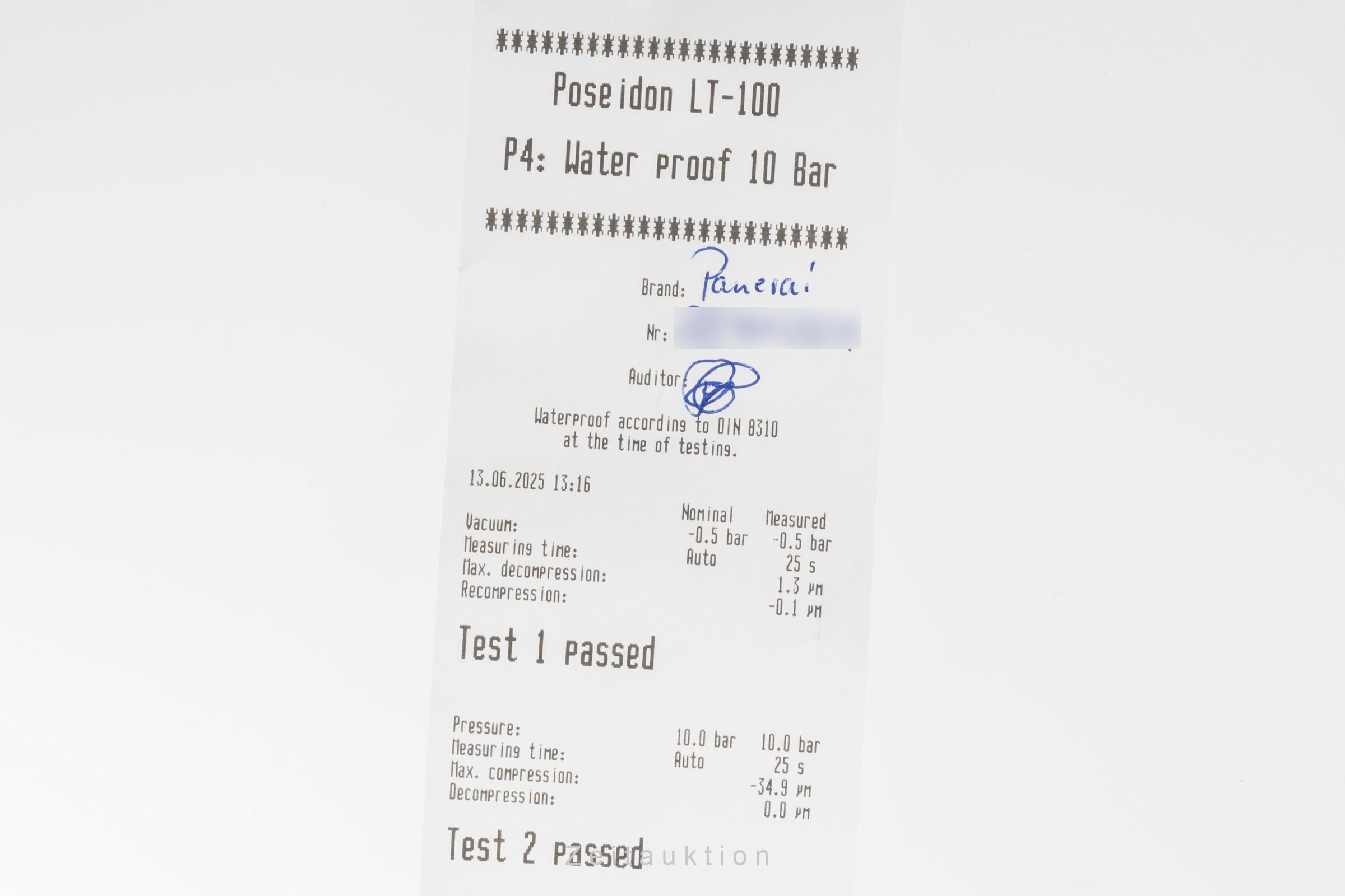 Panerai Submersible titanio automatismo orologio da uomo PAM00305 LP: 10900EUR  [2503082]