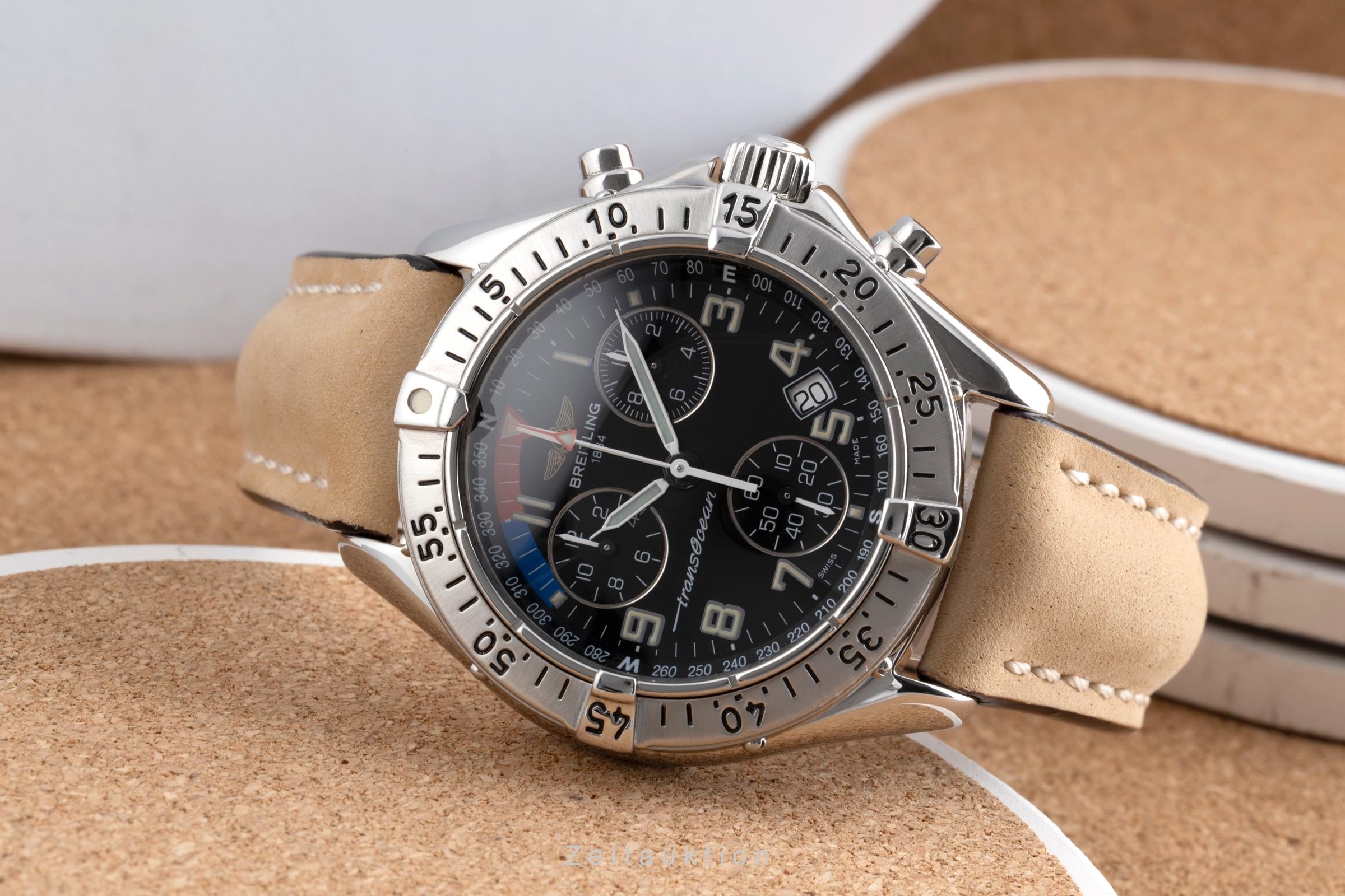 Breitling Transocean Chronograph Edelstahl Herrenuhr Ref. A53040.1  [2503083]