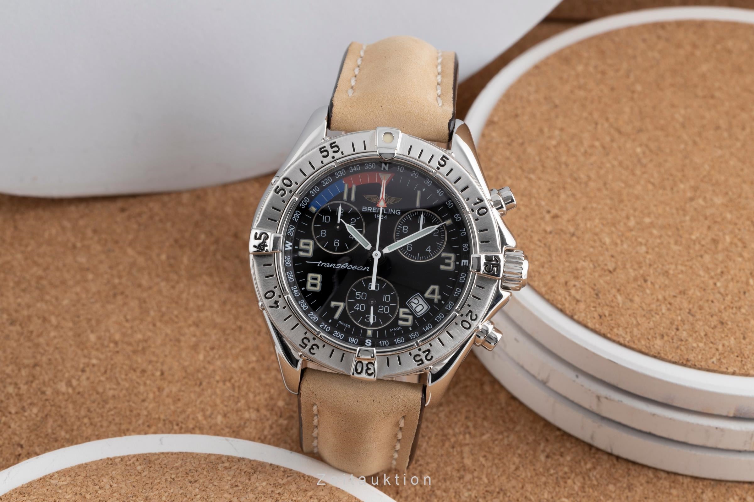 Breitling Transocean Chronograph Edelstahl Herrenuhr Ref. A53040.1  [2503083]