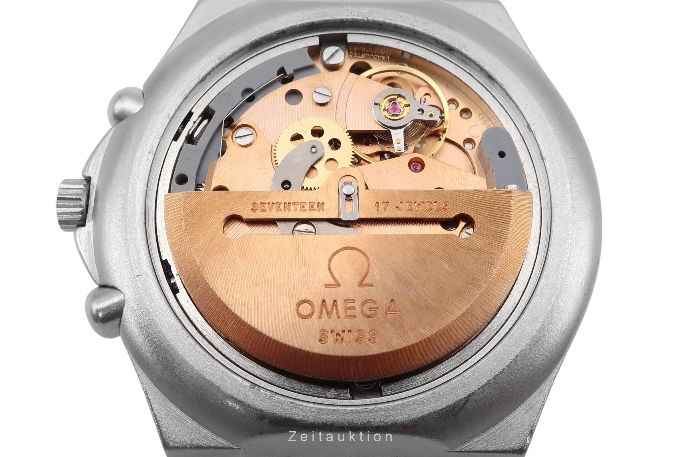 Omega Speedmaster Date chronographe acier automatique montre pour hommes 376.0806 Vintage  [2503086]