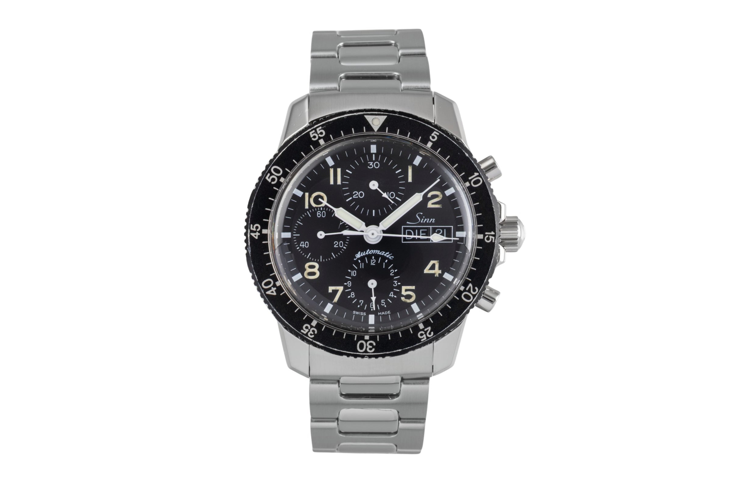 Sinn 103 chronograph steel automatic men's watch 103 St LP: 2900EUR  [2503089]