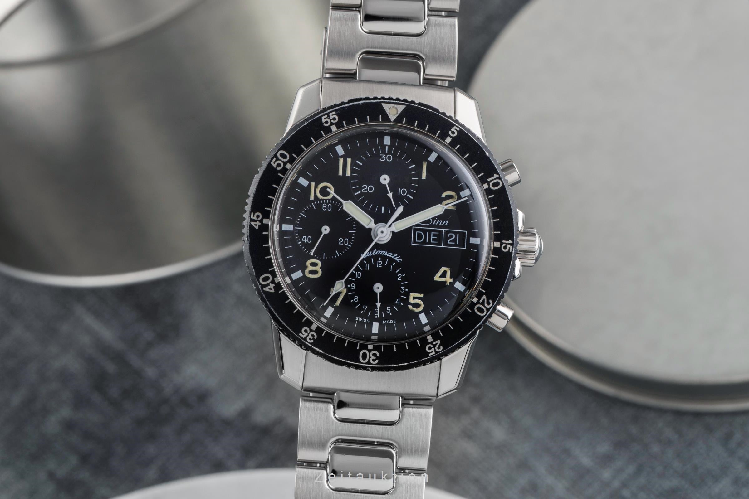 Sinn 103 chronograph steel automatic men's watch 103 St LP: 2900EUR  [2503089]