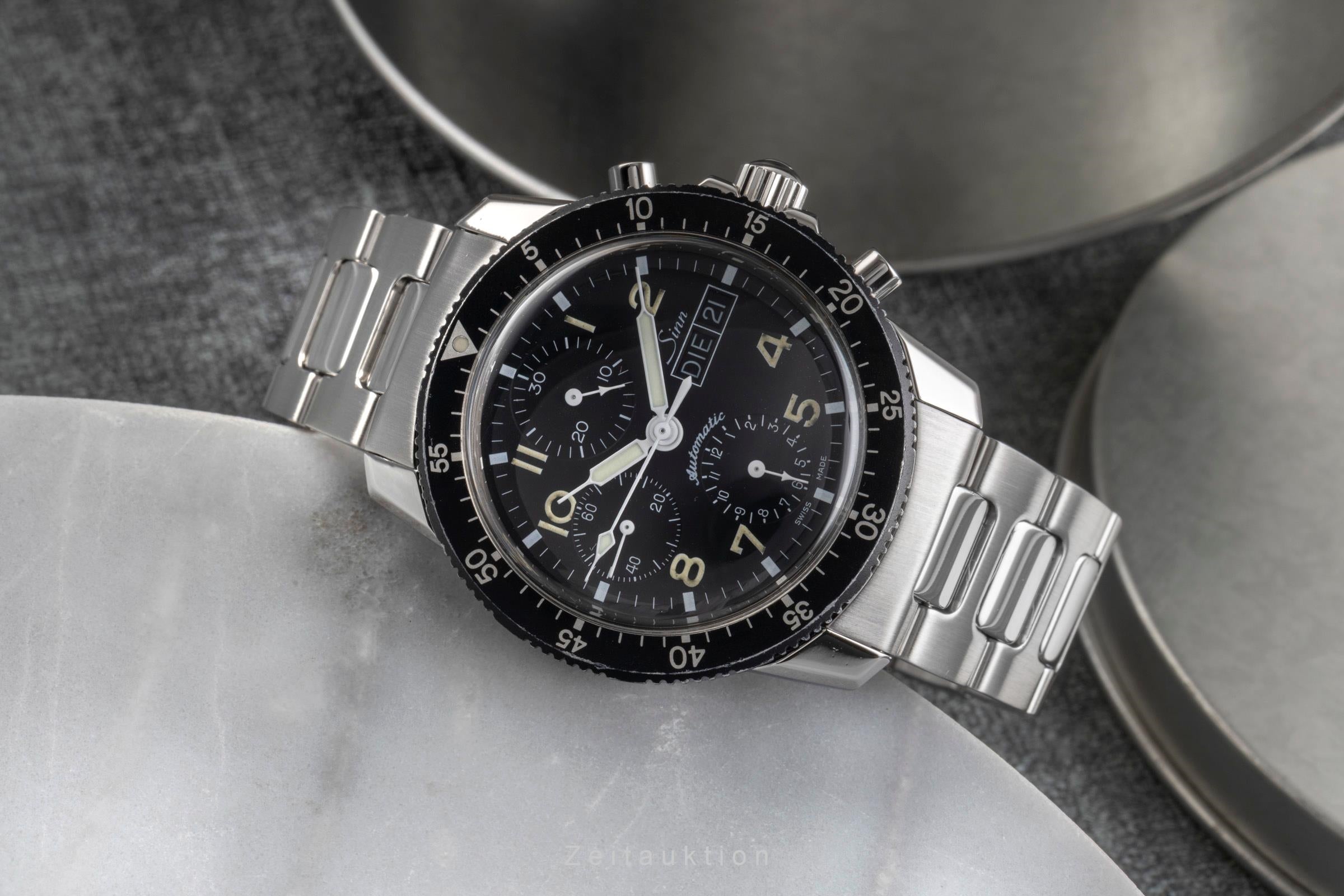 Sinn 103 chronograph steel automatic men's watch 103 St LP: 2900EUR  [2503089]