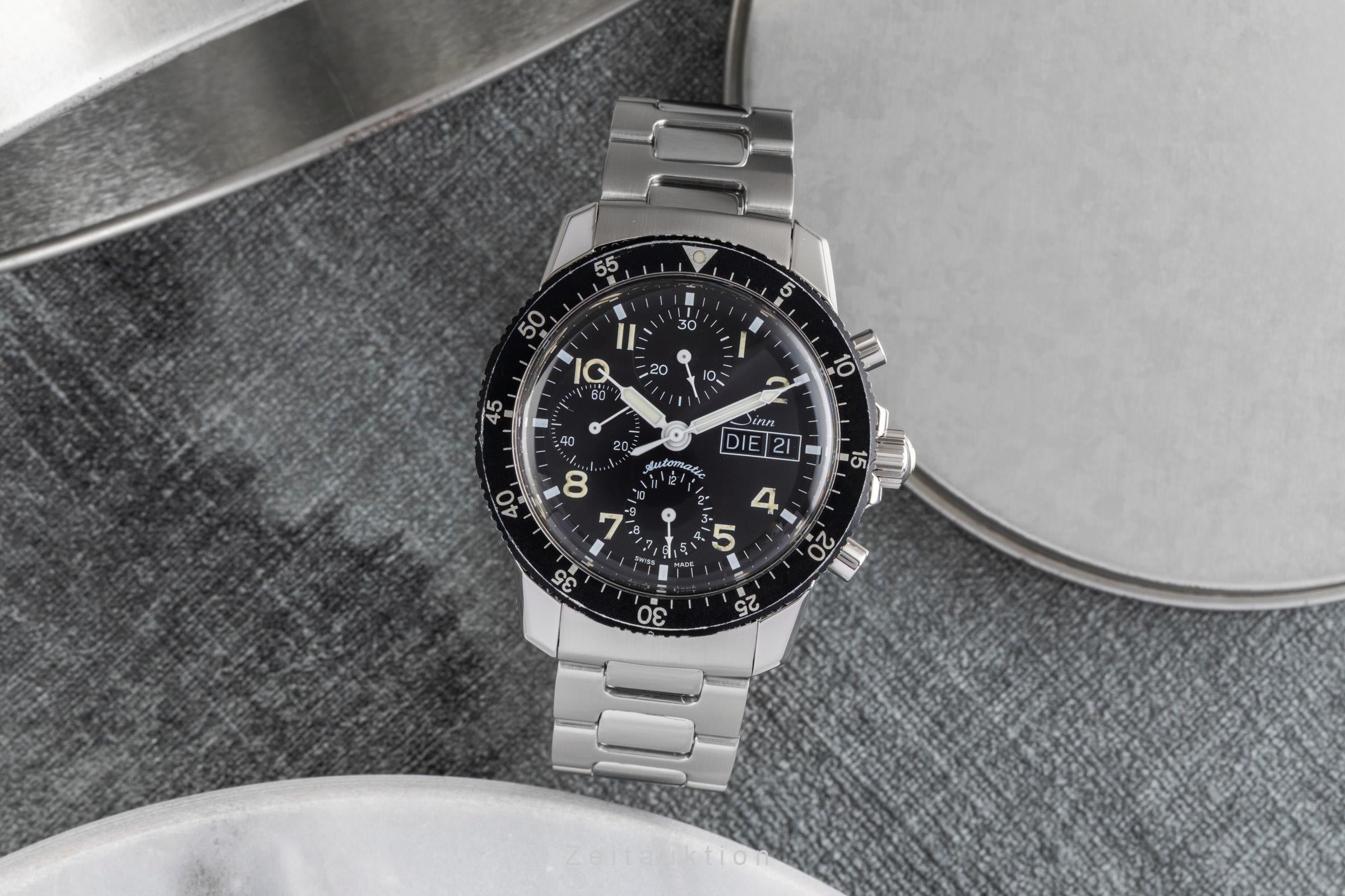 Sinn 103 chronograph steel automatic men's watch 103 St LP: 2900EUR  [2503089]