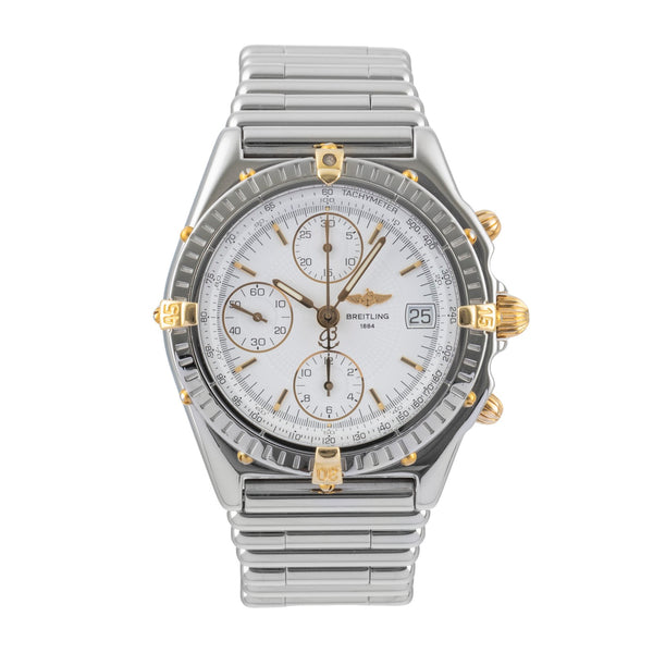 Breitling Chronomat chronographe acier / or  automatique montre pour hommes B13050.1  [2503095]