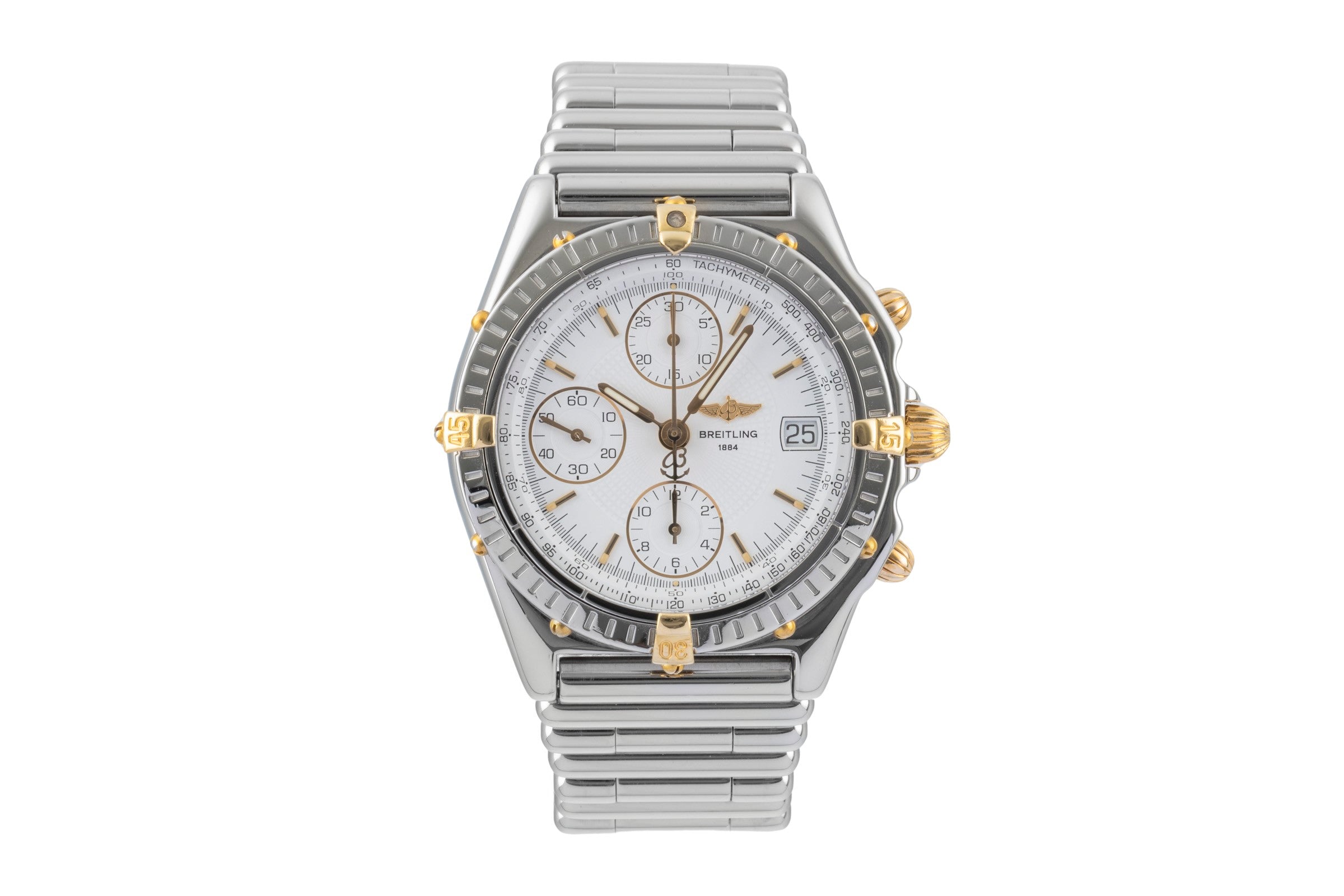 Breitling Chronomat chronograph steel / gold automatic men's watch B13050.1  [2503095]