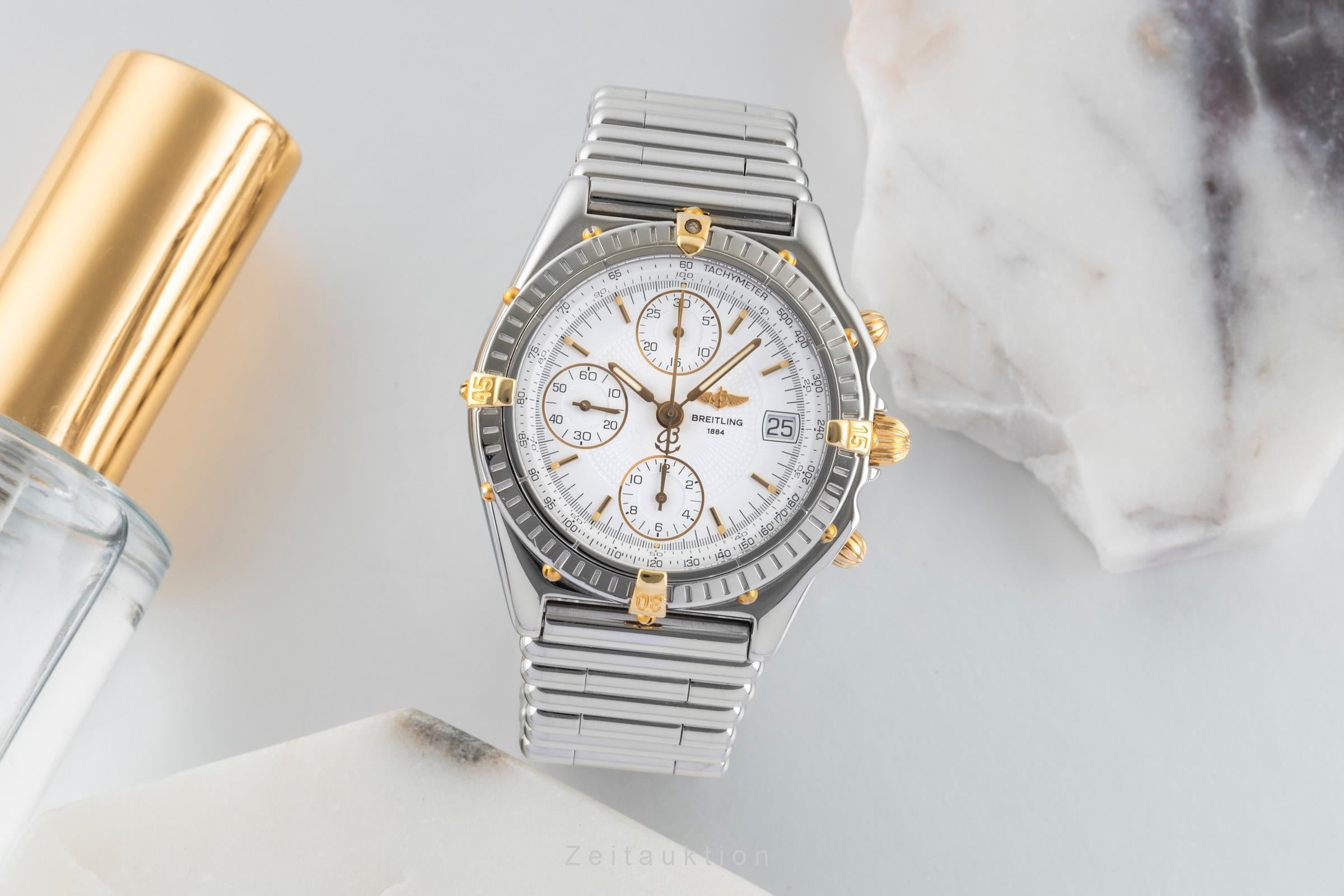 Breitling Chronomat chronographe acier / or  automatique montre pour hommes B13050.1  [2503095]