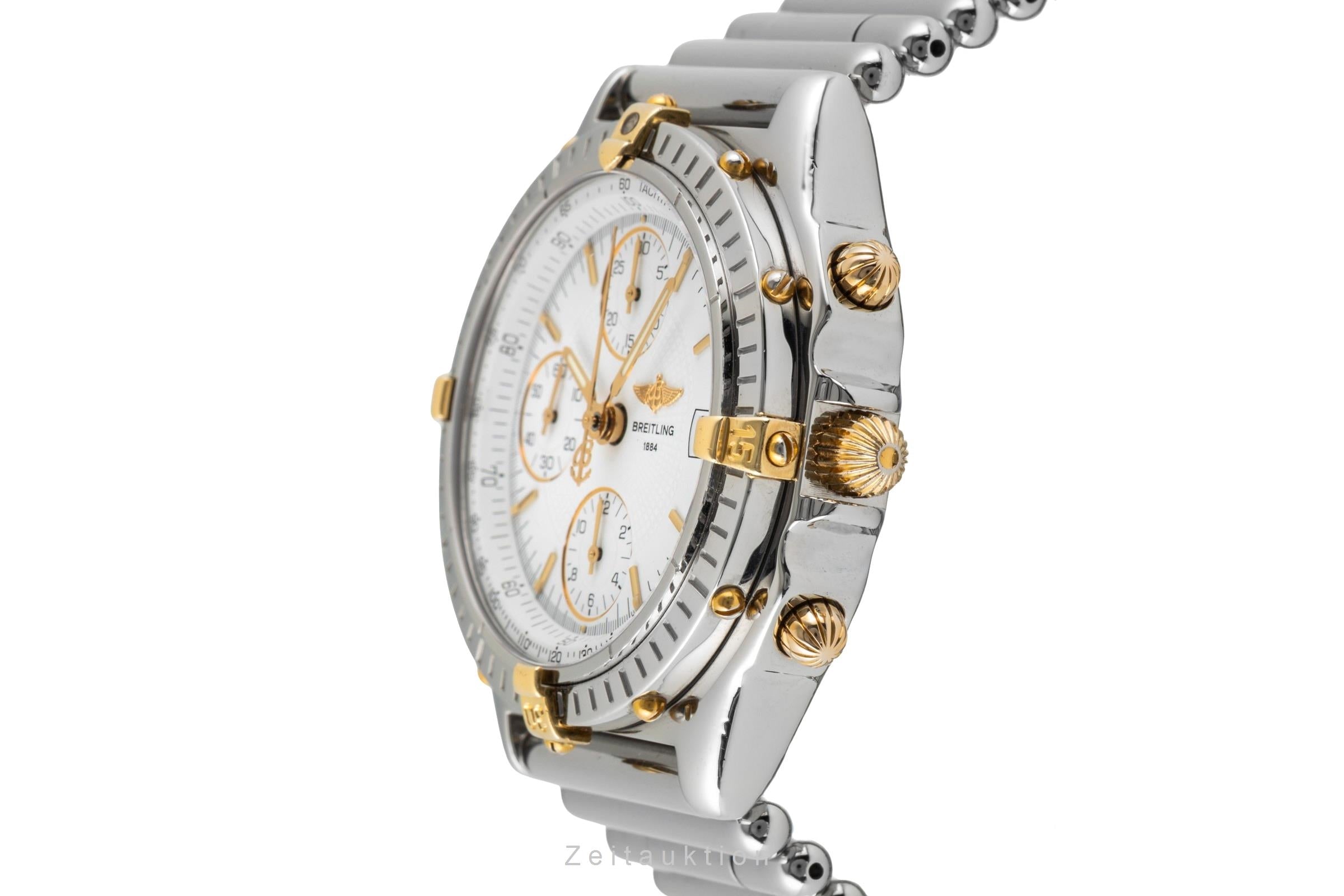 Breitling Chronomat chronographe acier / or  automatique montre pour hommes B13050.1  [2503095]