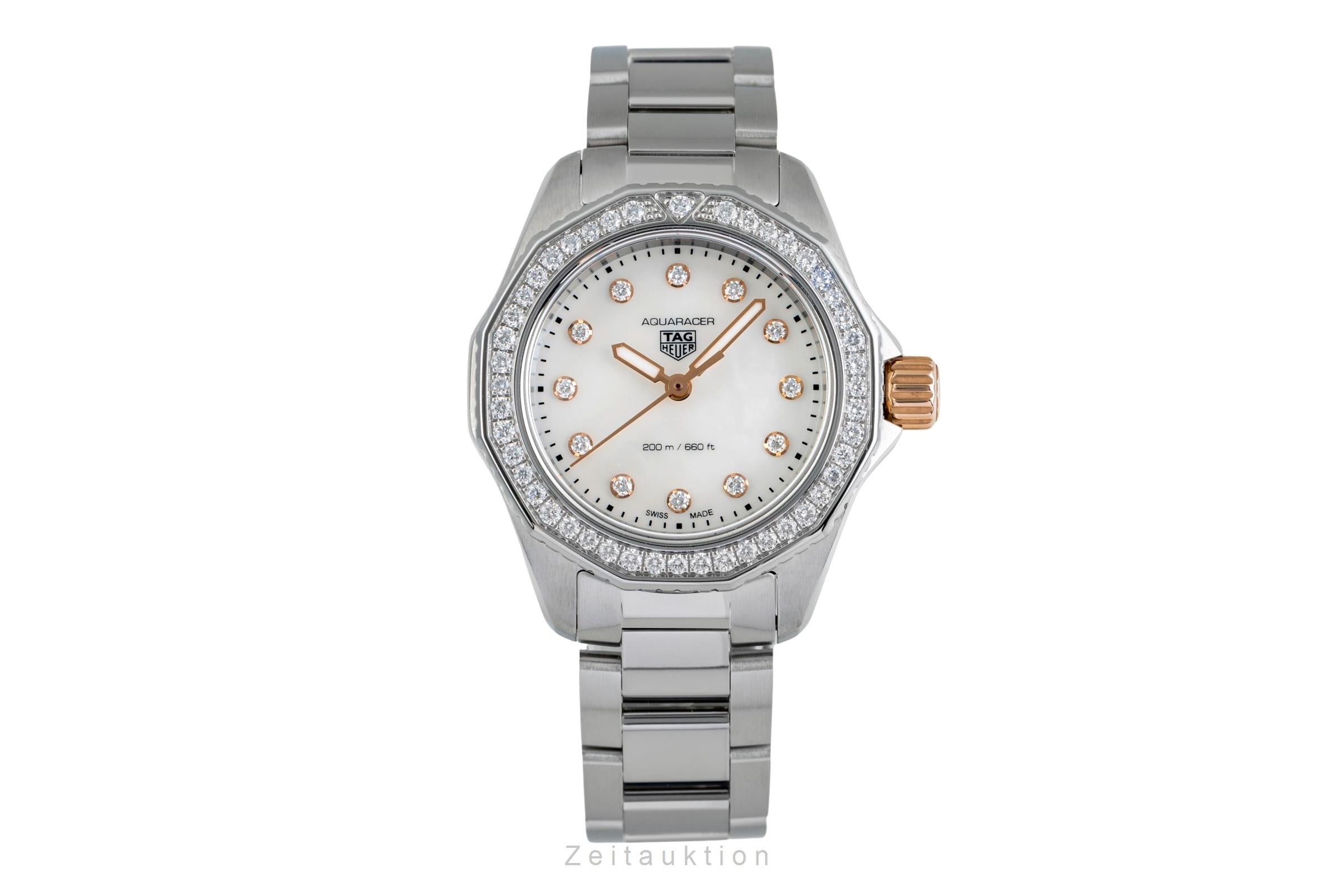Tag Heuer Aquaracer Stahl MOP Diamanten Ref. WBP1451.BA0622 NP: 5250 € [2503096]