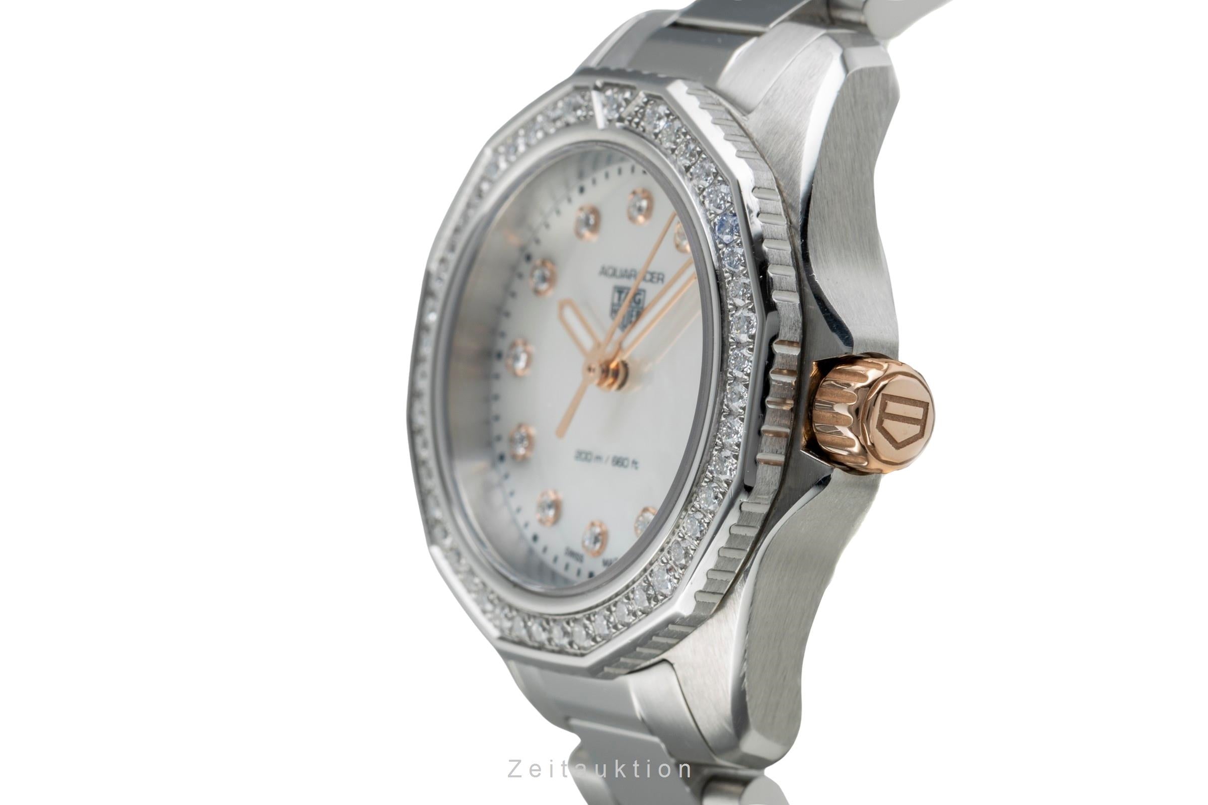 Tag Heuer Aquaracer Stahl MOP Diamanten Ref. WBP1451.BA0622 NP: 5250 € [2503096]