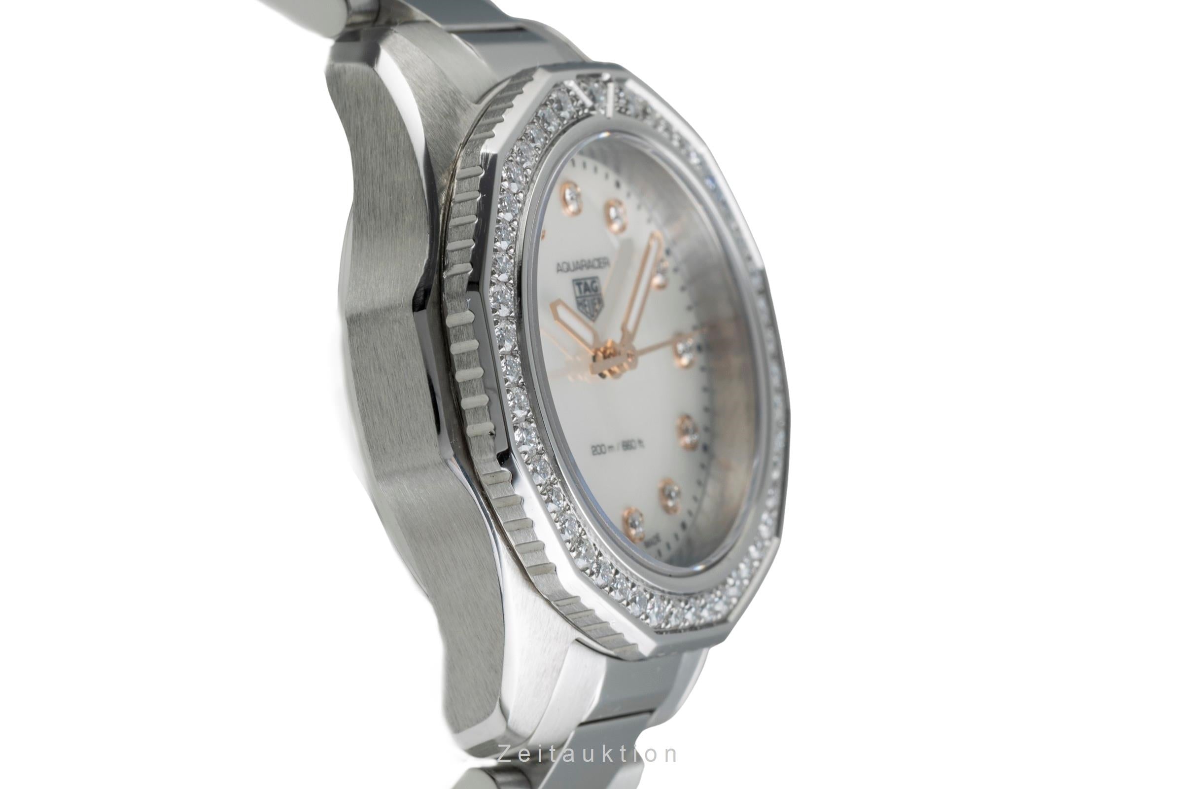 Tag Heuer Aquaracer Stahl MOP Diamanten Ref. WBP1451.BA0622 NP: 5250 € [2503096]
