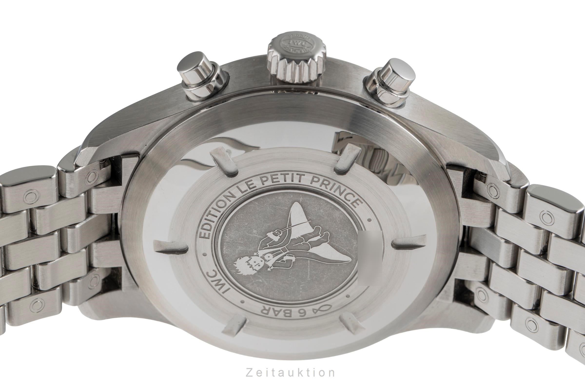 IWC Fliegerchronograph cronografo acciaio automatismo orologio da uomo IW377717 LP: 8800EUR  [2503099]