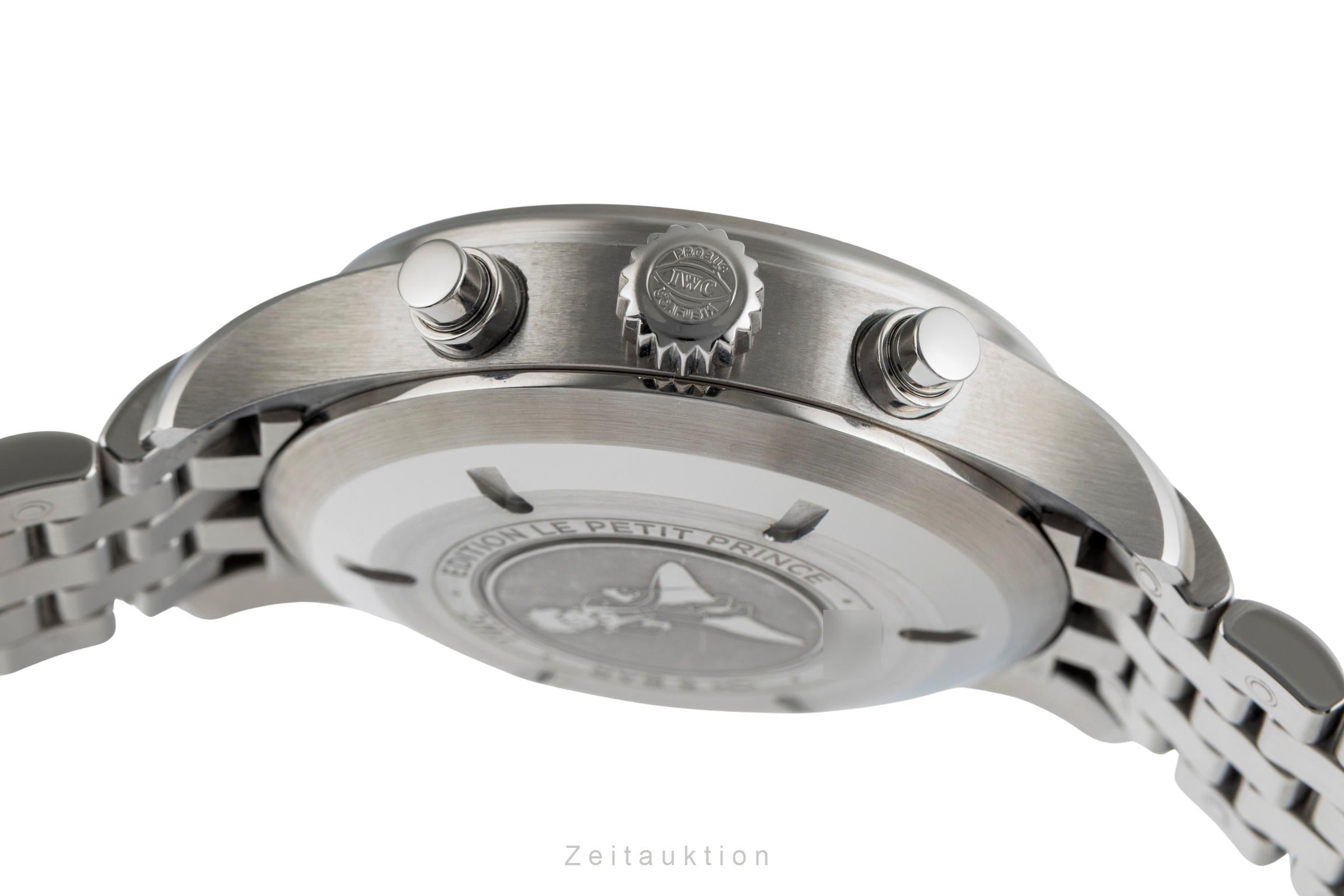 IWC Fliegerchronograph cronografo acciaio automatismo orologio da uomo IW377717 LP: 8800EUR  [2503099]
