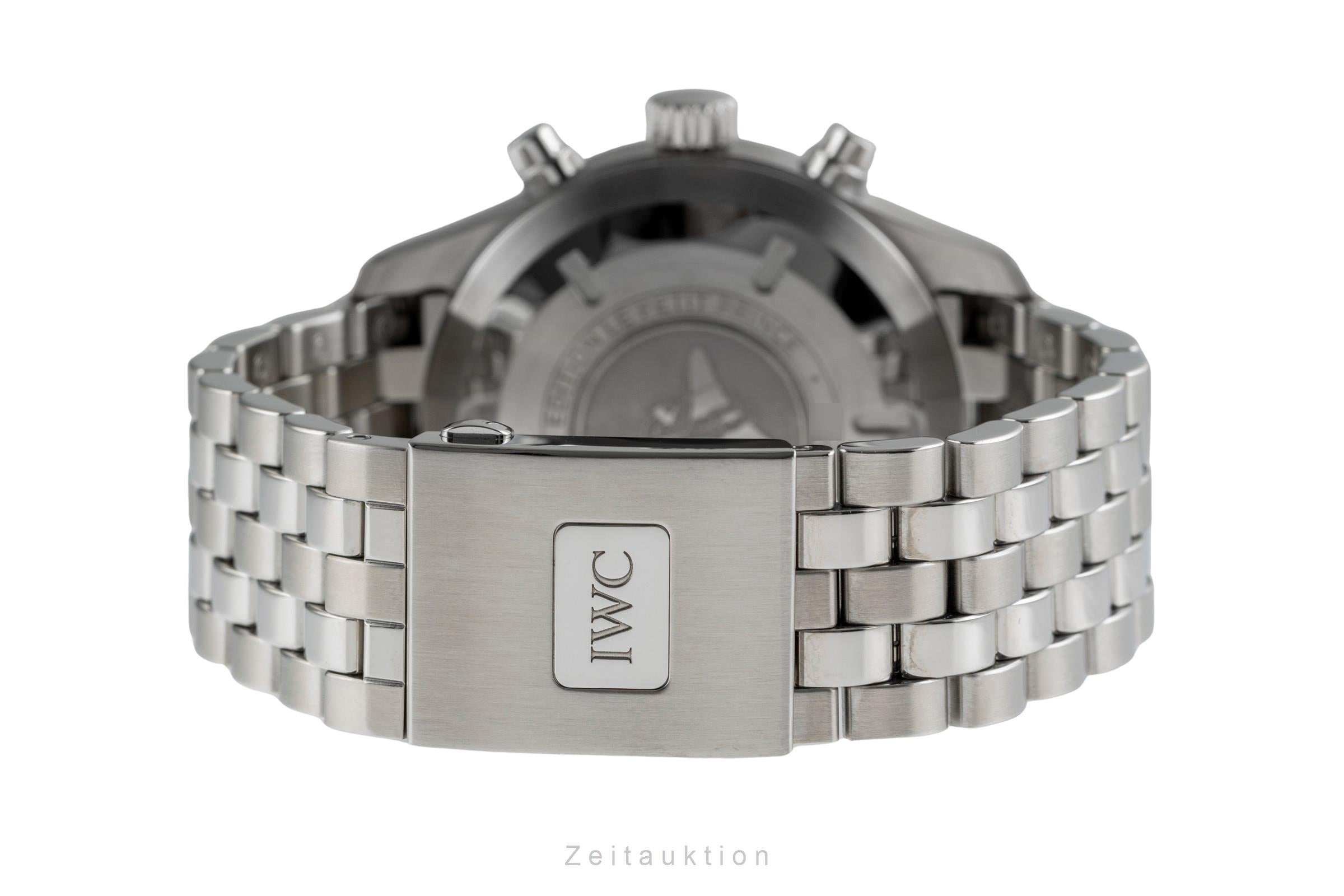 IWC Fliegerchronograph cronografo acciaio automatismo orologio da uomo IW377717 LP: 8800EUR  [2503099]