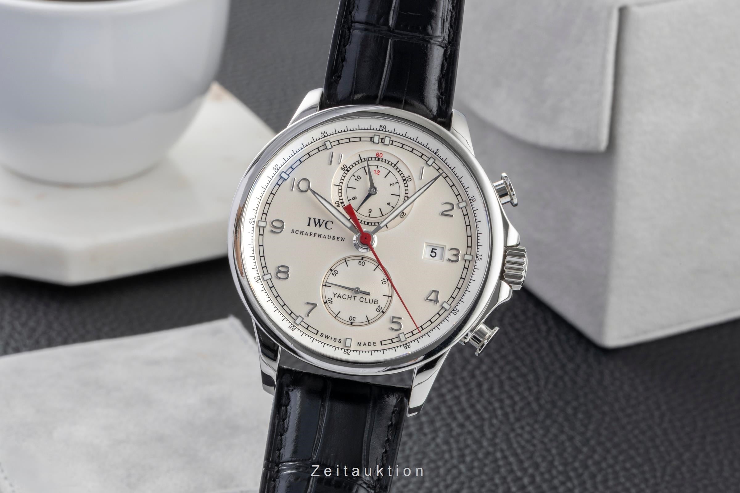 IWC Yachtclub chronograph steel automatic men's watch IW390206 LP: 12900EUR  [2503102]