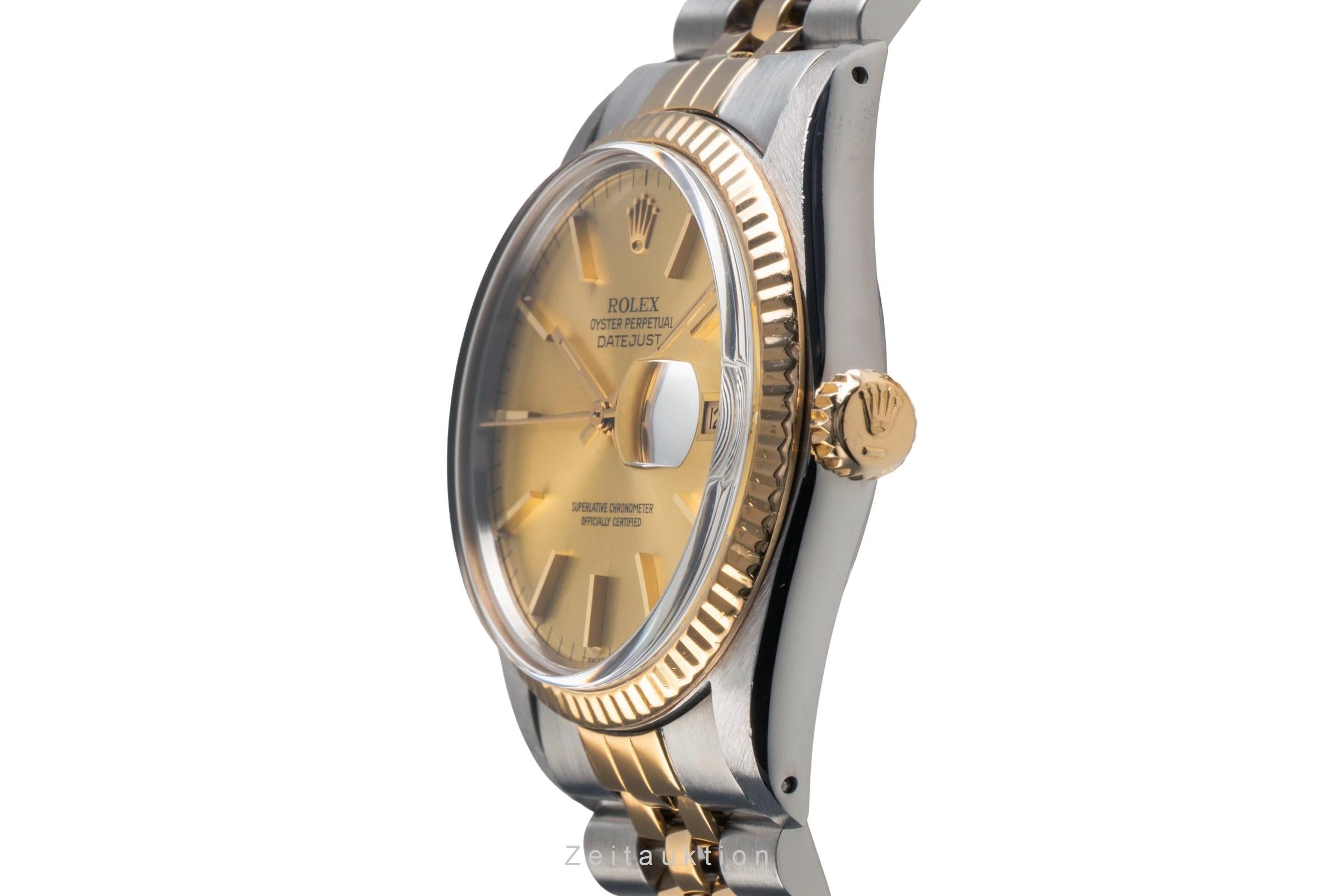 Rolex Datejust steel / gold automatic men's watch 16013  [2503107]