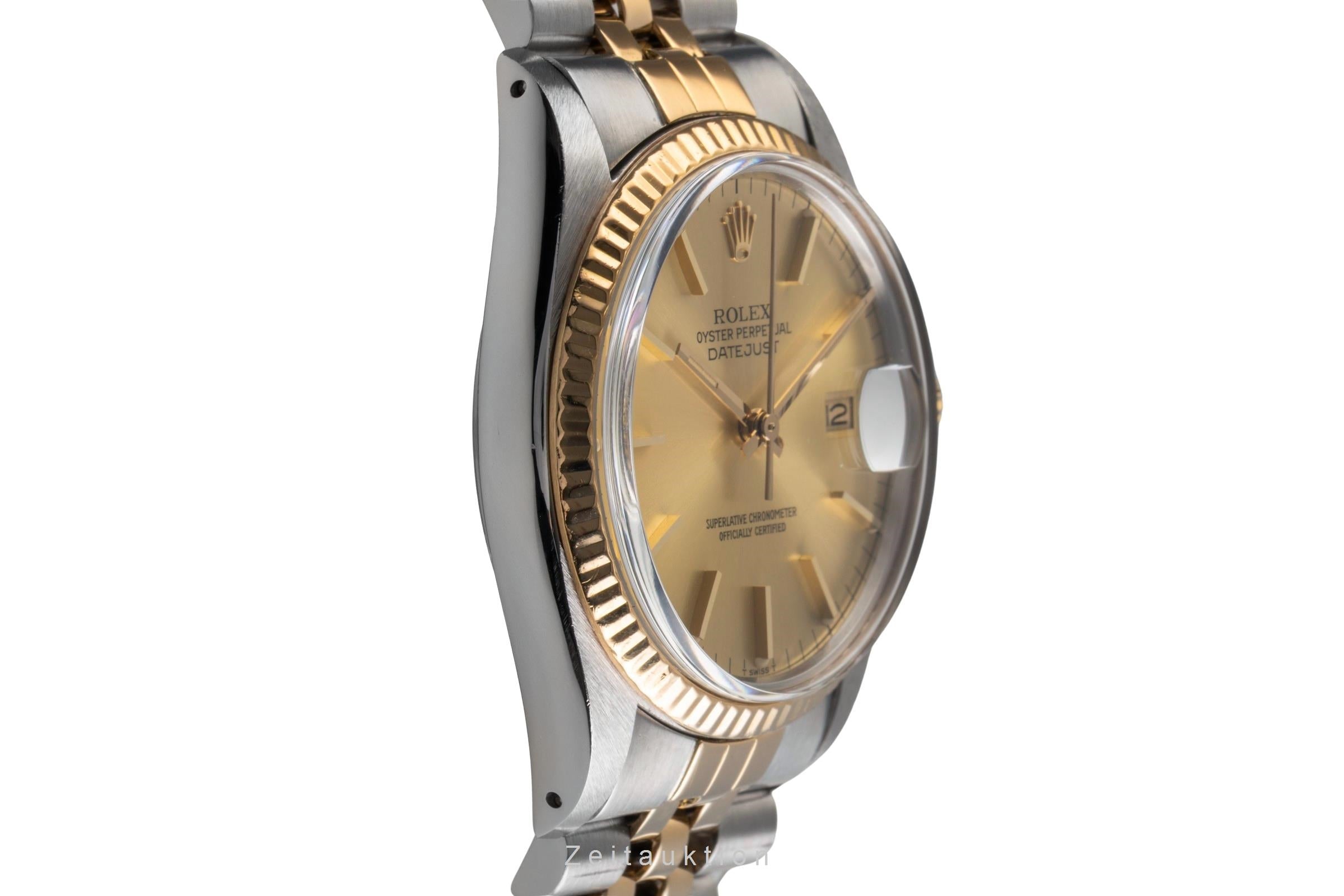 Rolex Datejust steel / gold automatic men's watch 16013  [2503107]